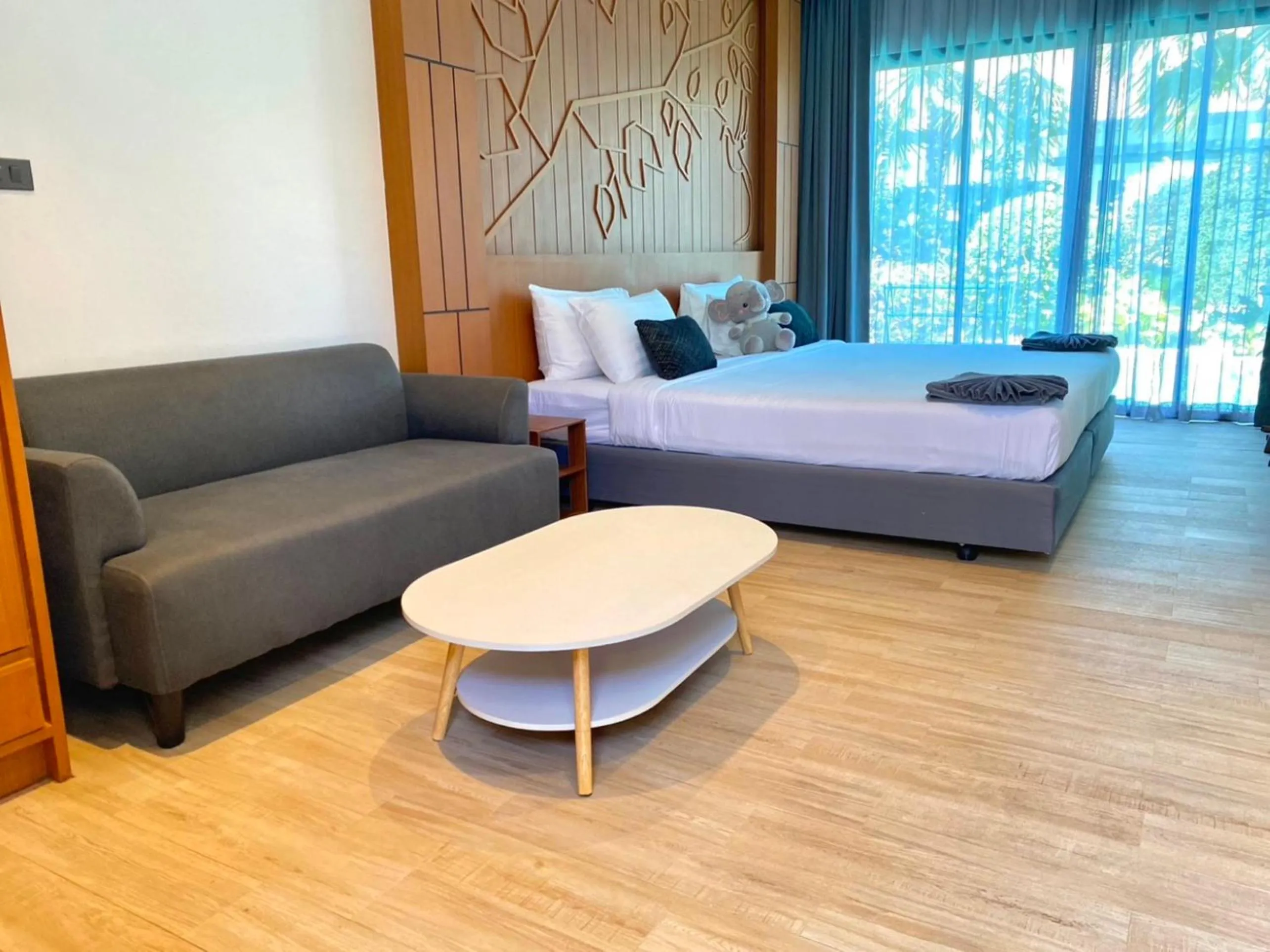 Living room, Bed in Tajh Pool Villas