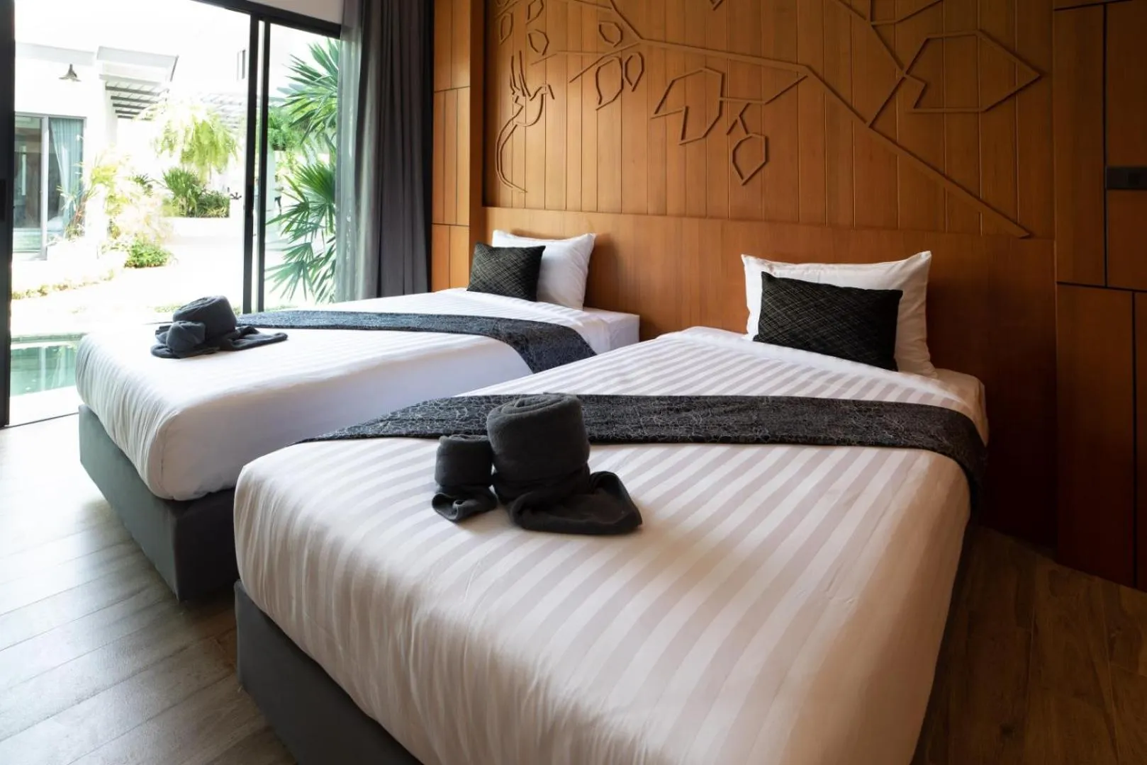 Bed in Tajh Pool Villas