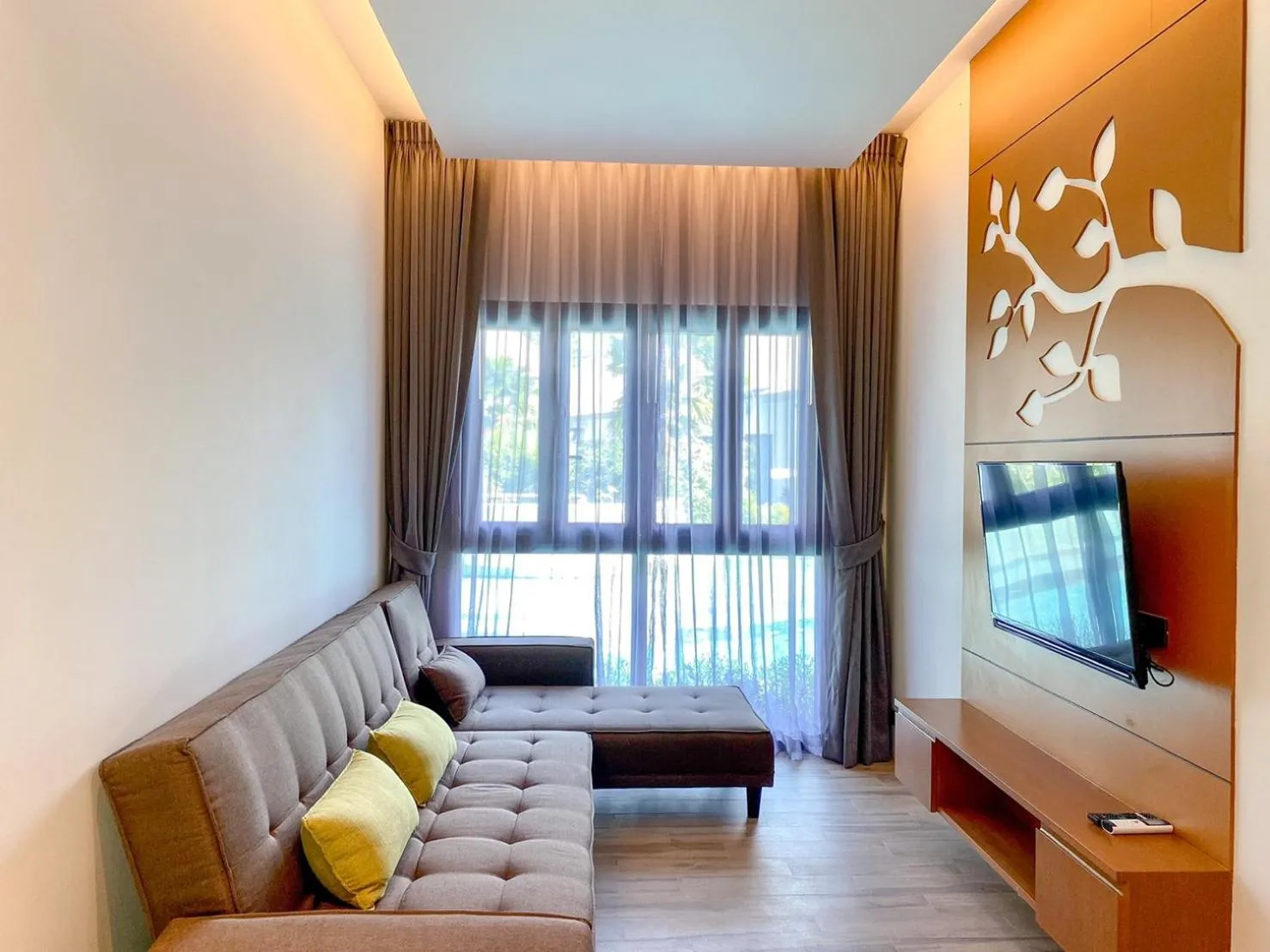 Living room, Bed in Tajh Pool Villas