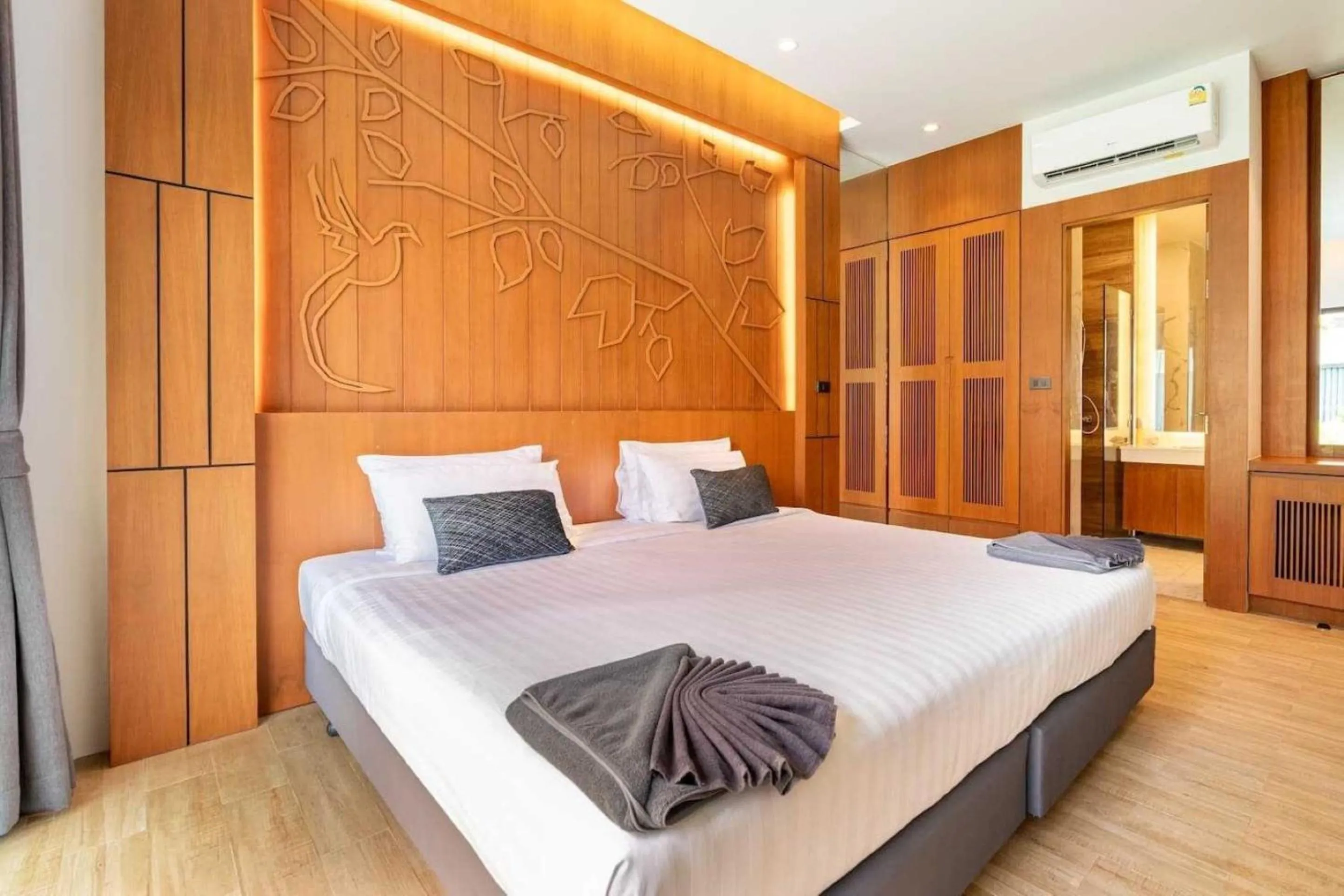 Bed in Tajh Pool Villas