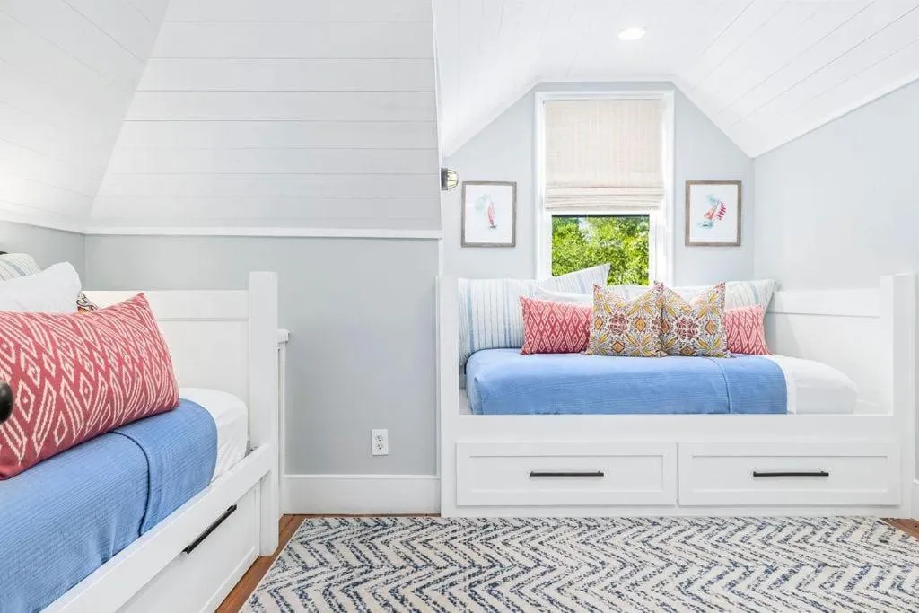 Bed in Watercolor - Rudy's Rendezvous