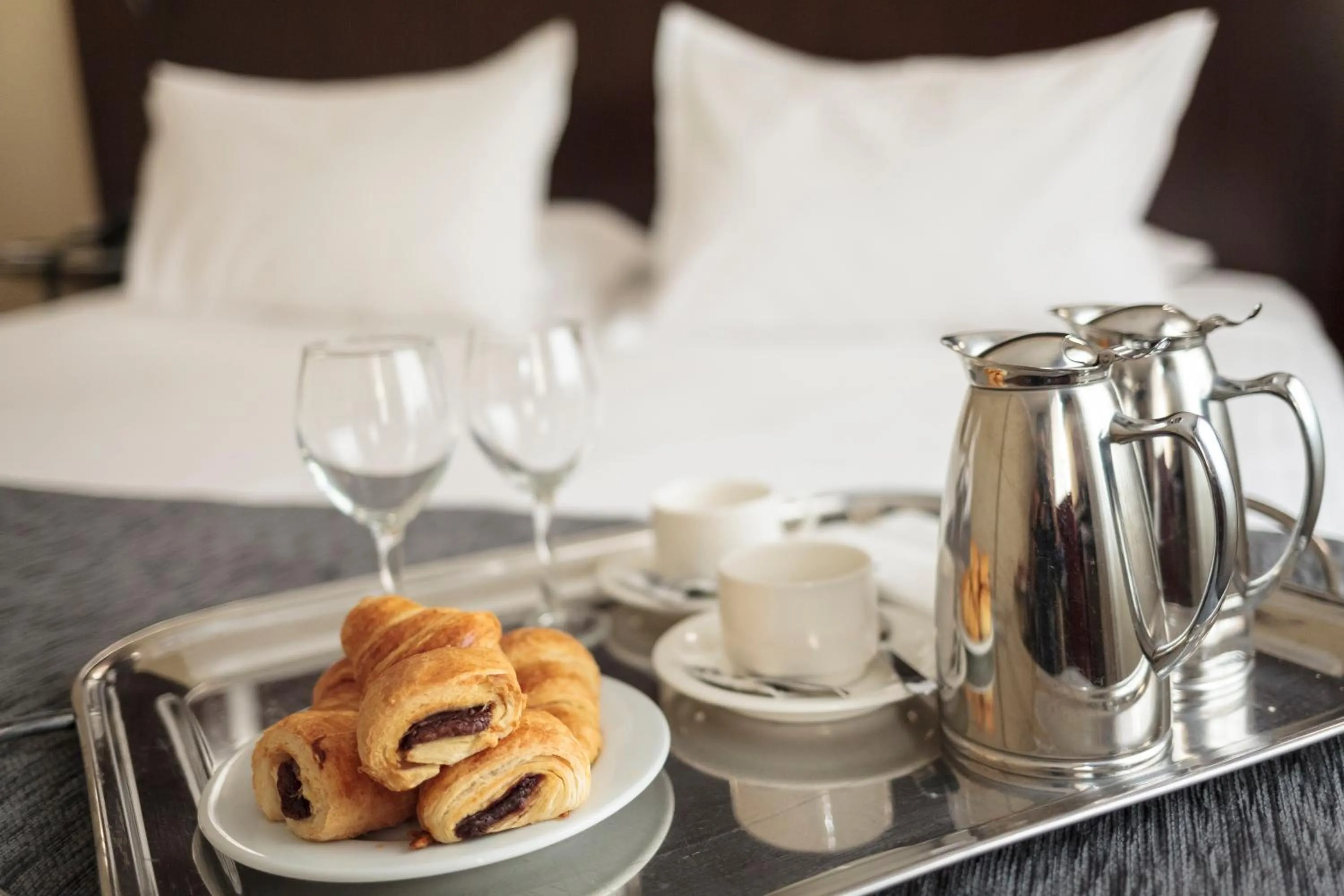 Food close-up, Bed in Hotel Salymar