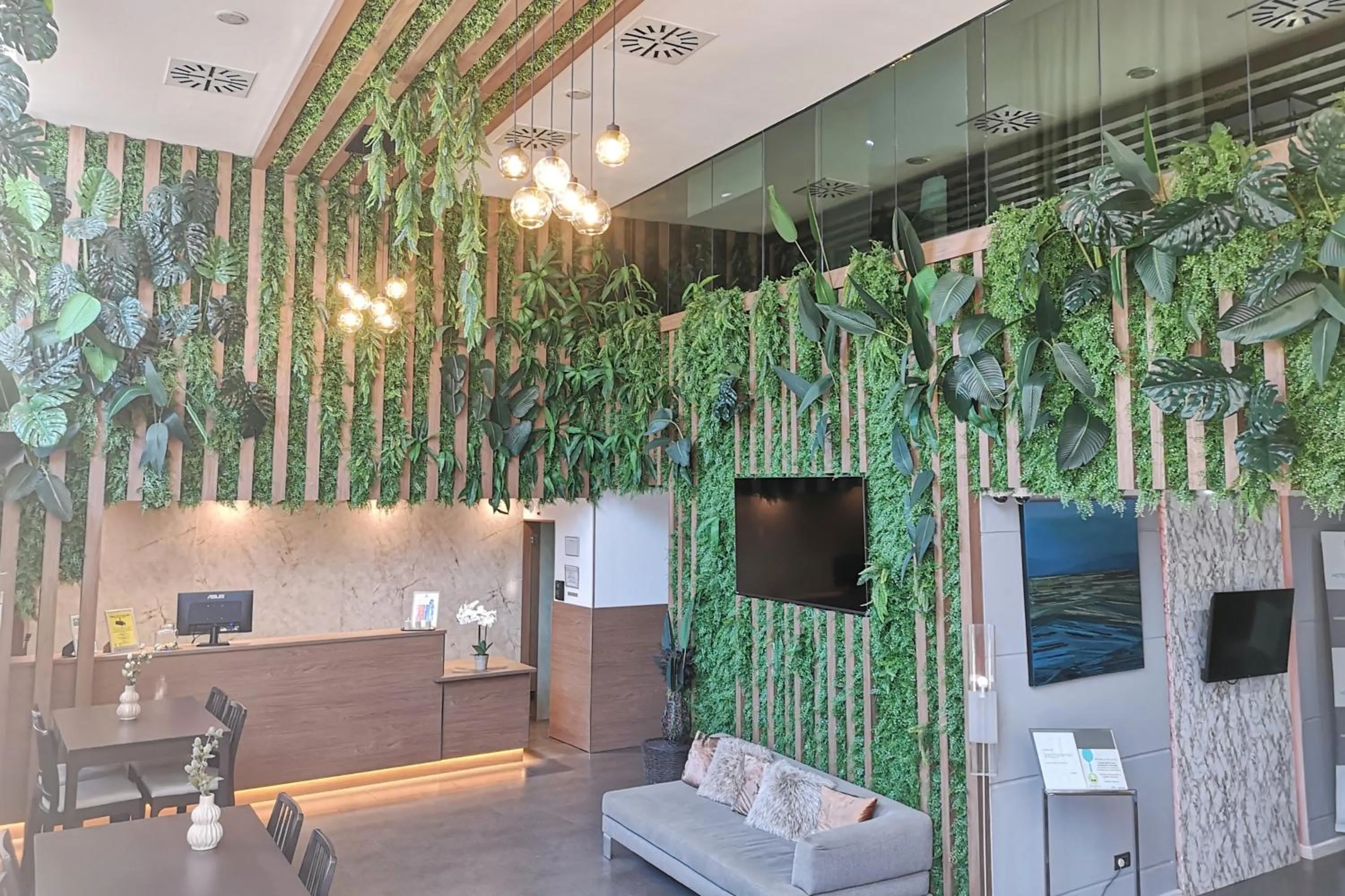 Lobby or reception in Hotel Salymar