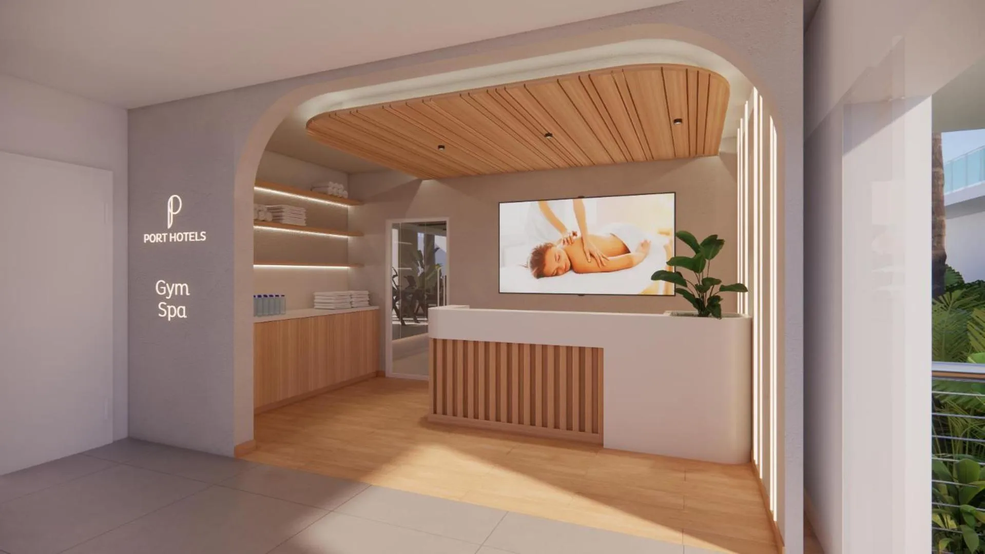 Lobby or reception in Port Benidorm Hotel & Spa 4* Sup