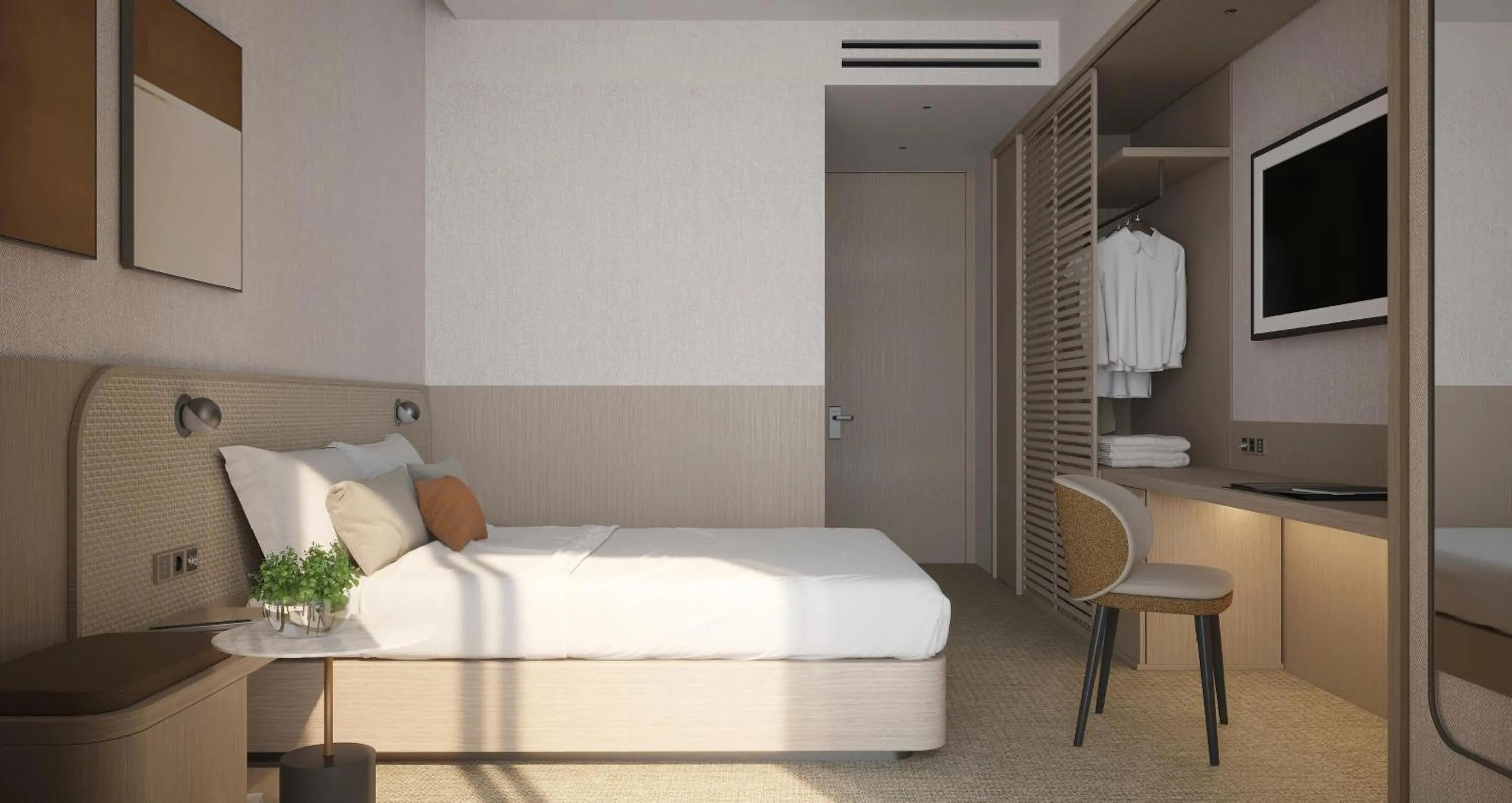 Photo of the whole room, Bed in Port Benidorm Hotel & Spa 4* Sup