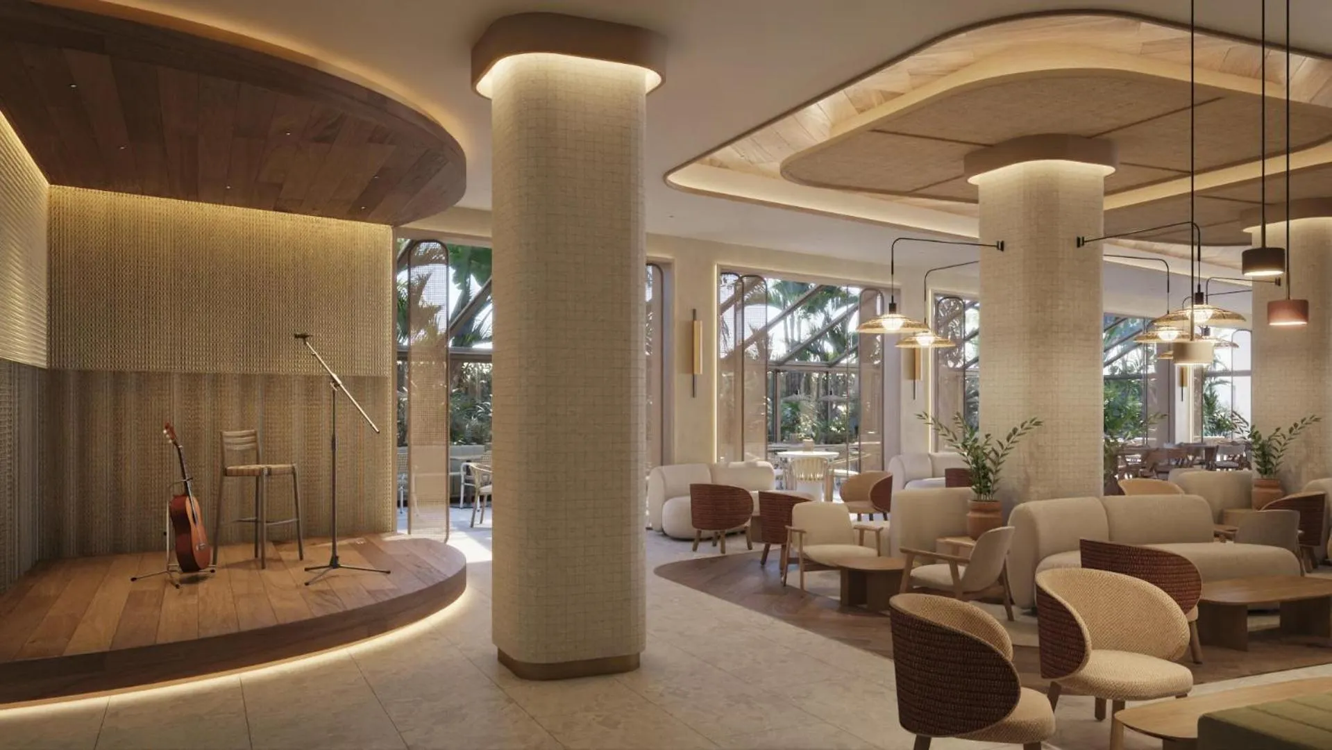 Lobby or reception in Port Benidorm Hotel & Spa 4* Sup