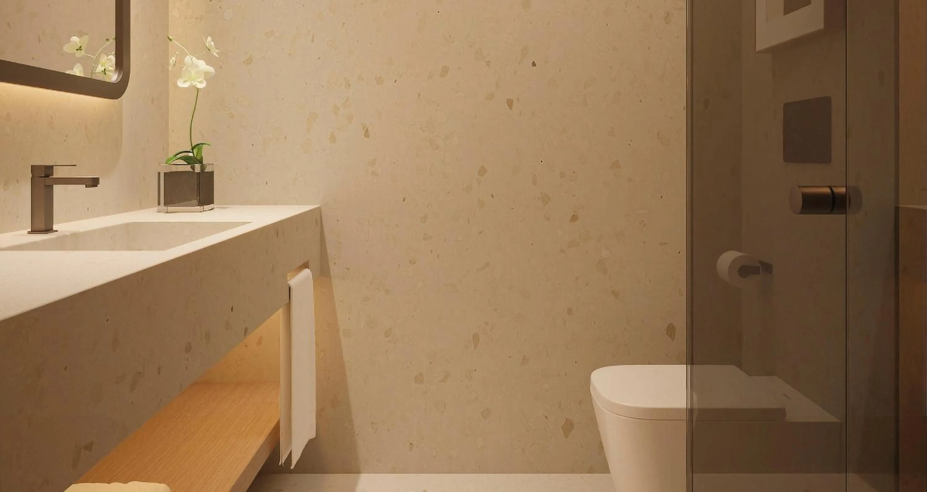 Bathroom in Port Benidorm Hotel & Spa 4* Sup