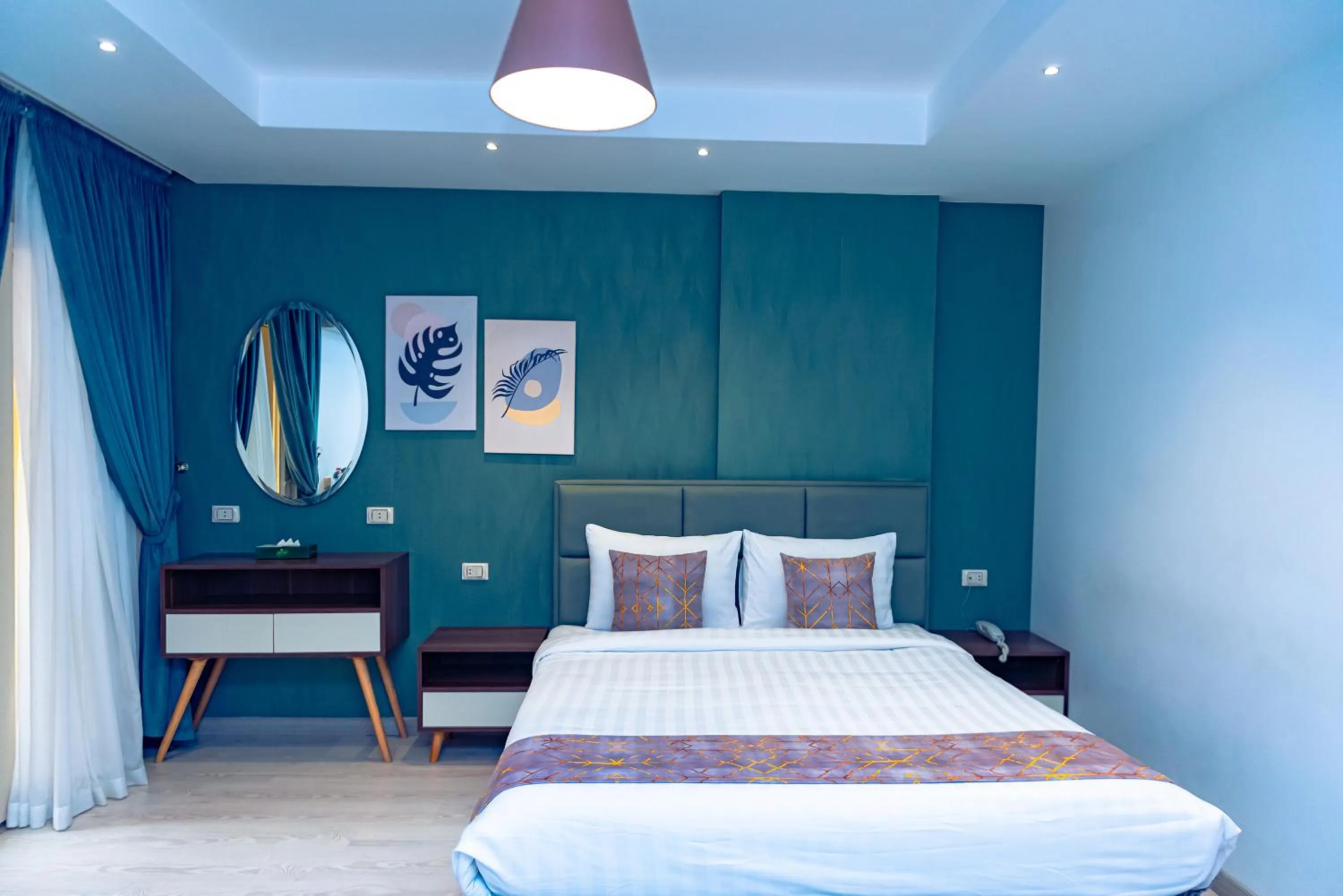 Bedroom, Bed in Jasmine Pyramids Hotel