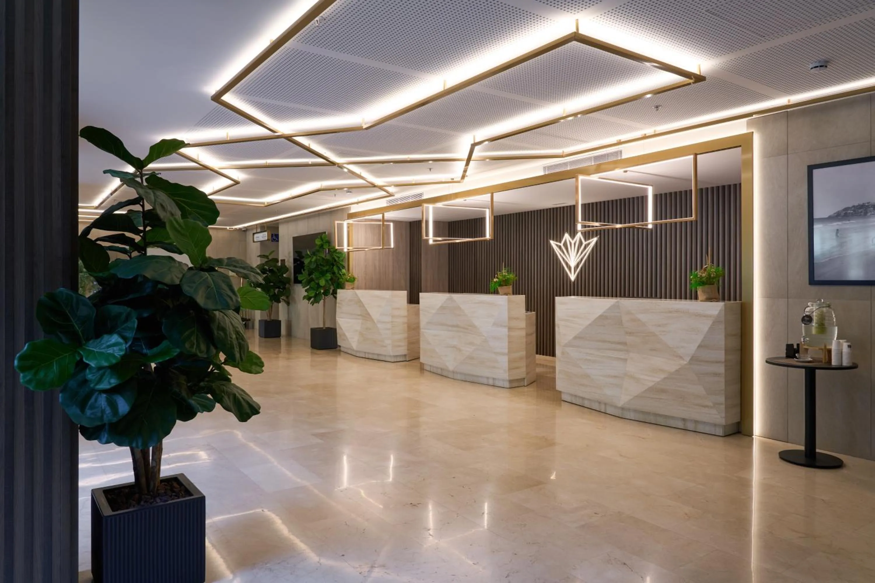 Lobby or reception in Hotel Bristol 4 Sup