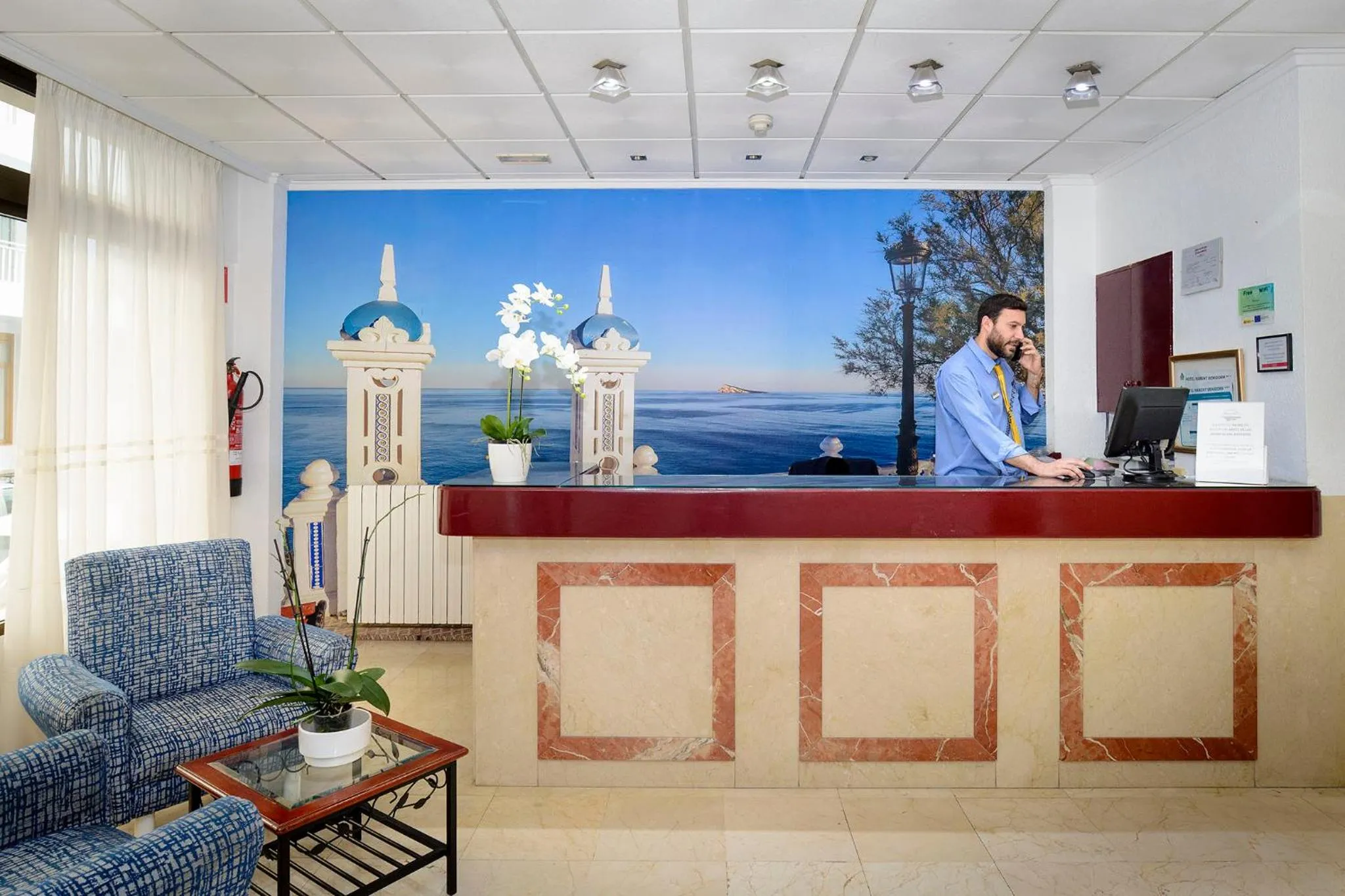 Staff in Hotel Mareny Benidorm