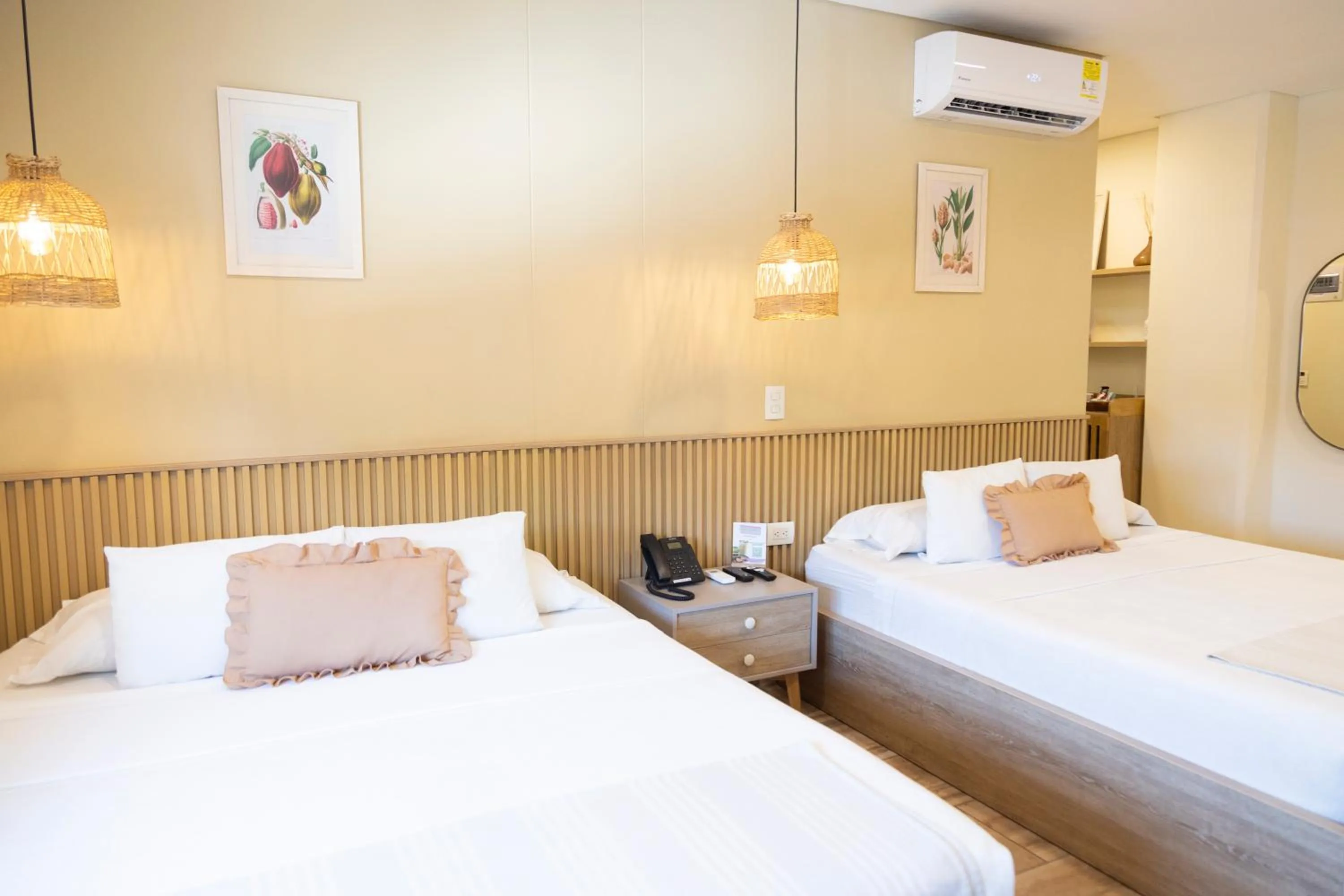 Bed in Mythical Hotel Boutique