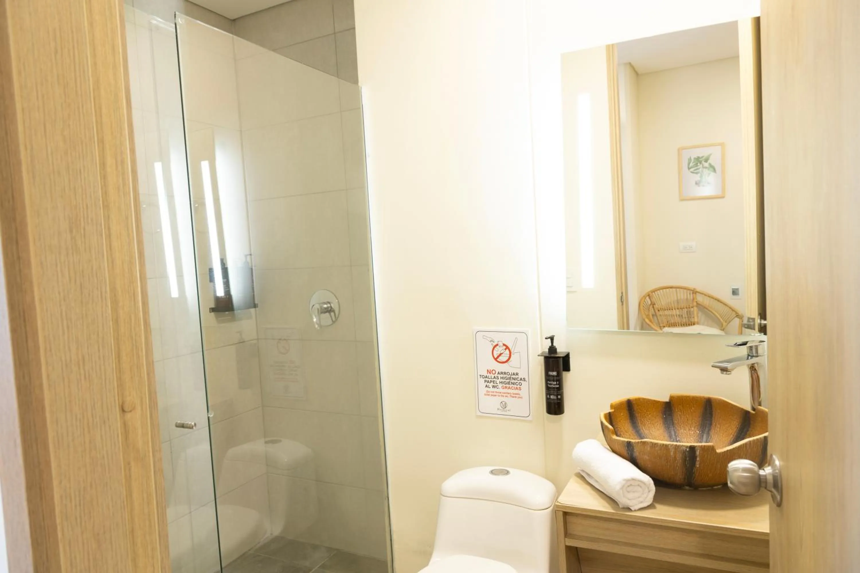 Shower in Mythical Hotel Boutique