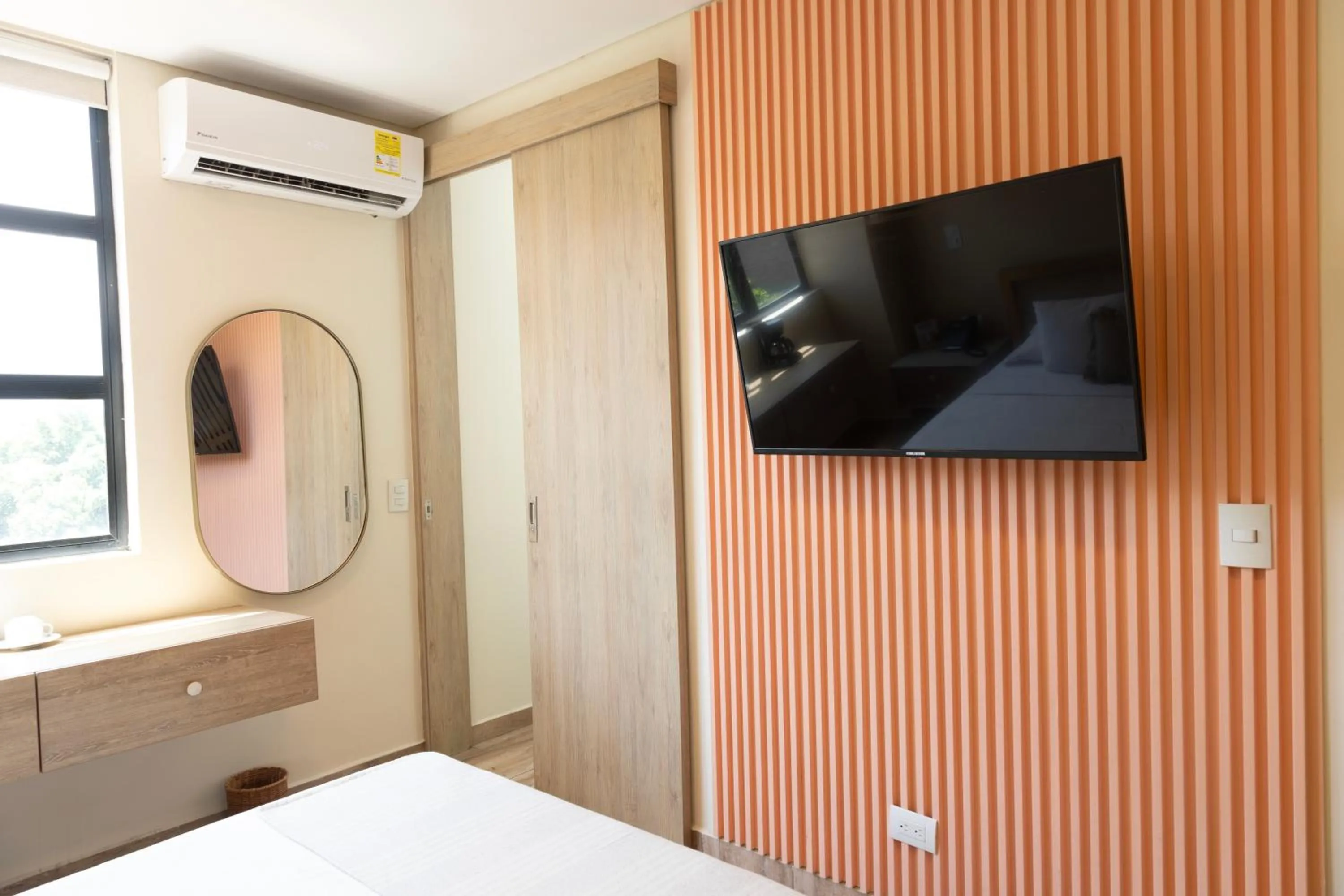 TV and multimedia, Bed in Mythical Hotel Boutique