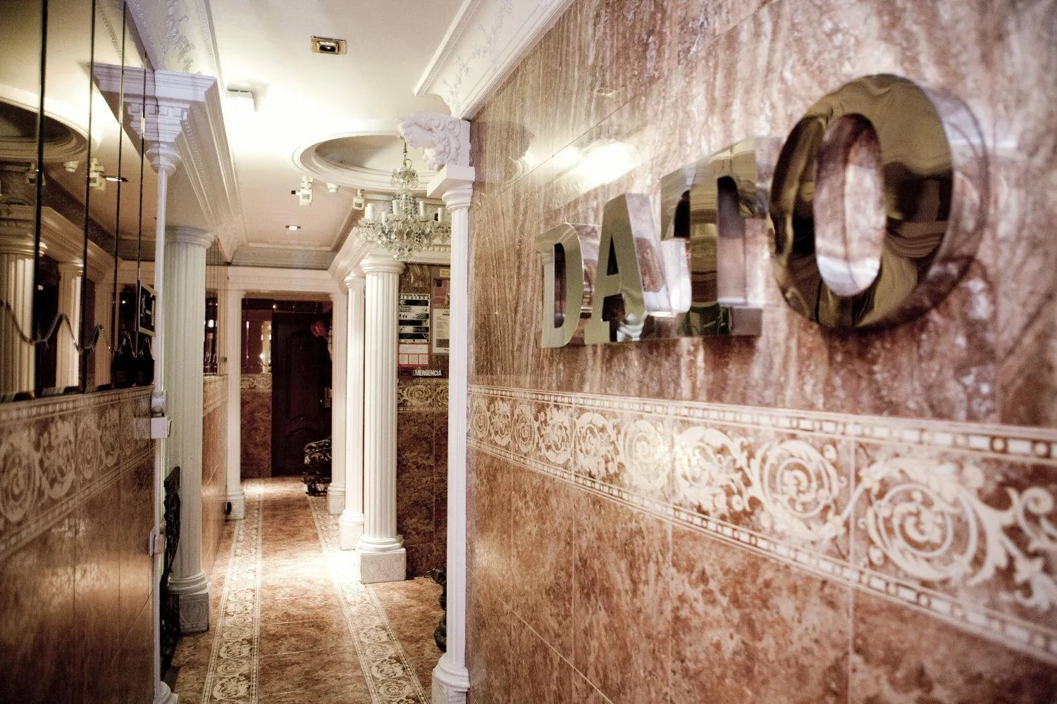 Decorative detail in Hotel Dato