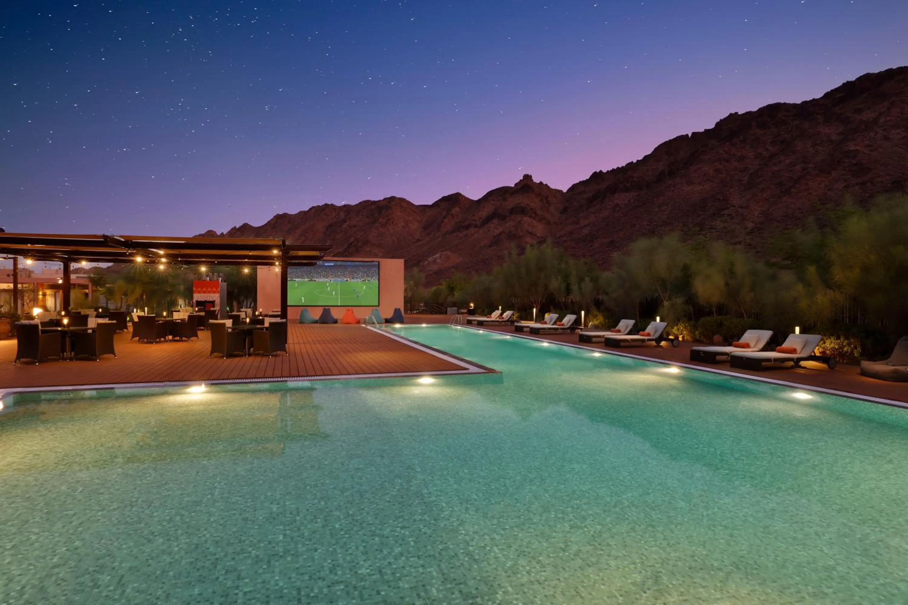 Swimming pool in Cloud 7 Residence AlUla