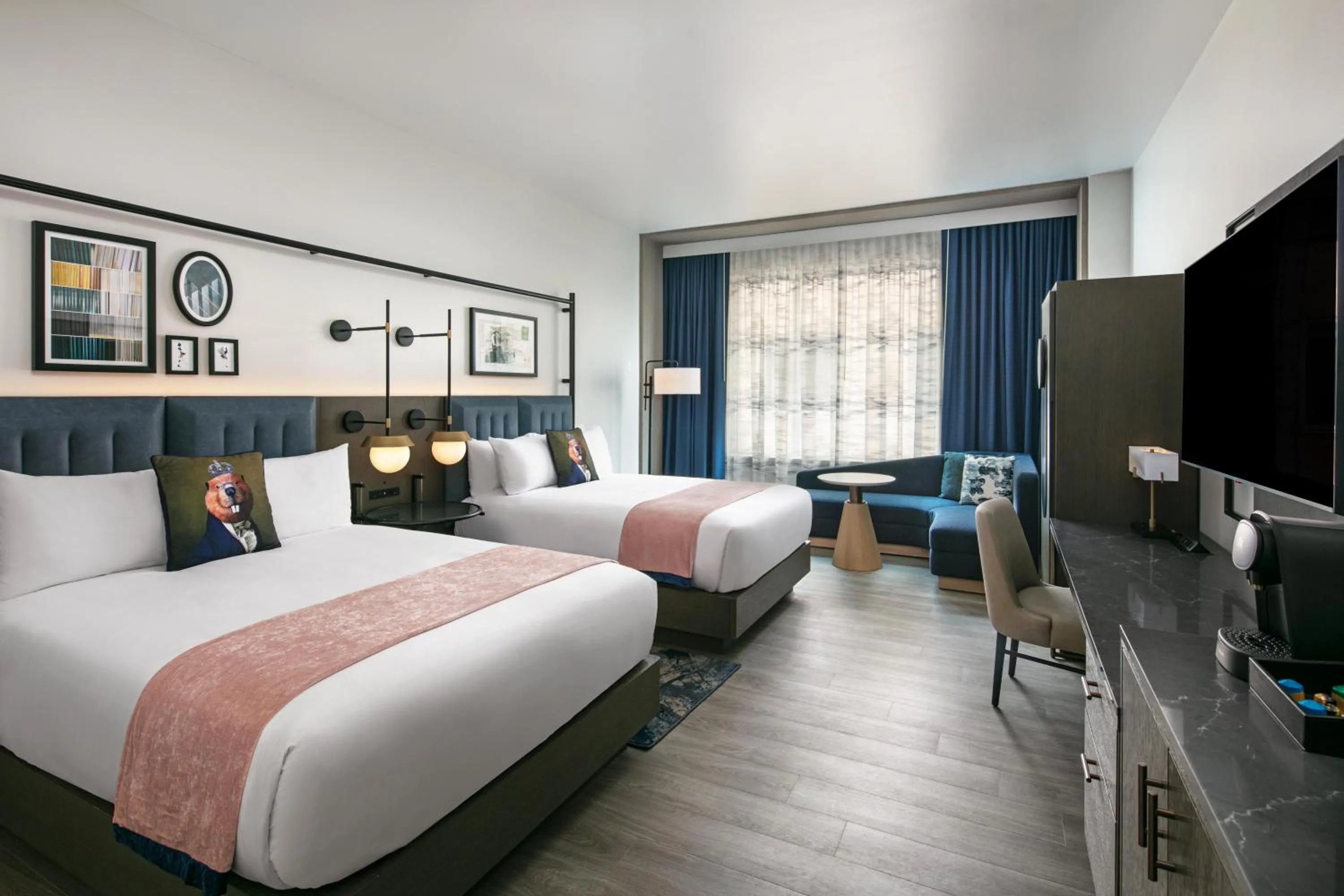 Bed in The Royal Sonesta Washington DC Capitol Hill