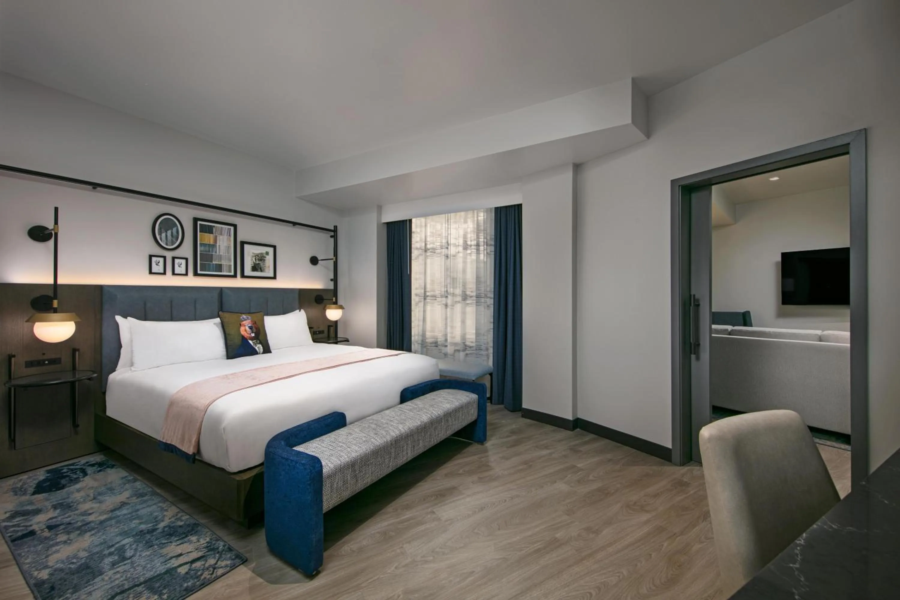 Bed in The Royal Sonesta Washington DC Capitol Hill