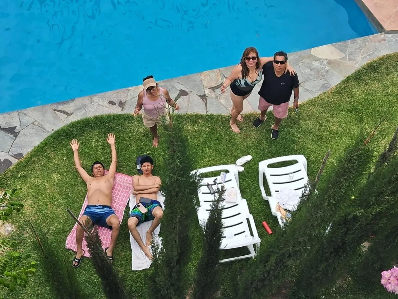 Swimming pool in Casa Hotel Mamaluna