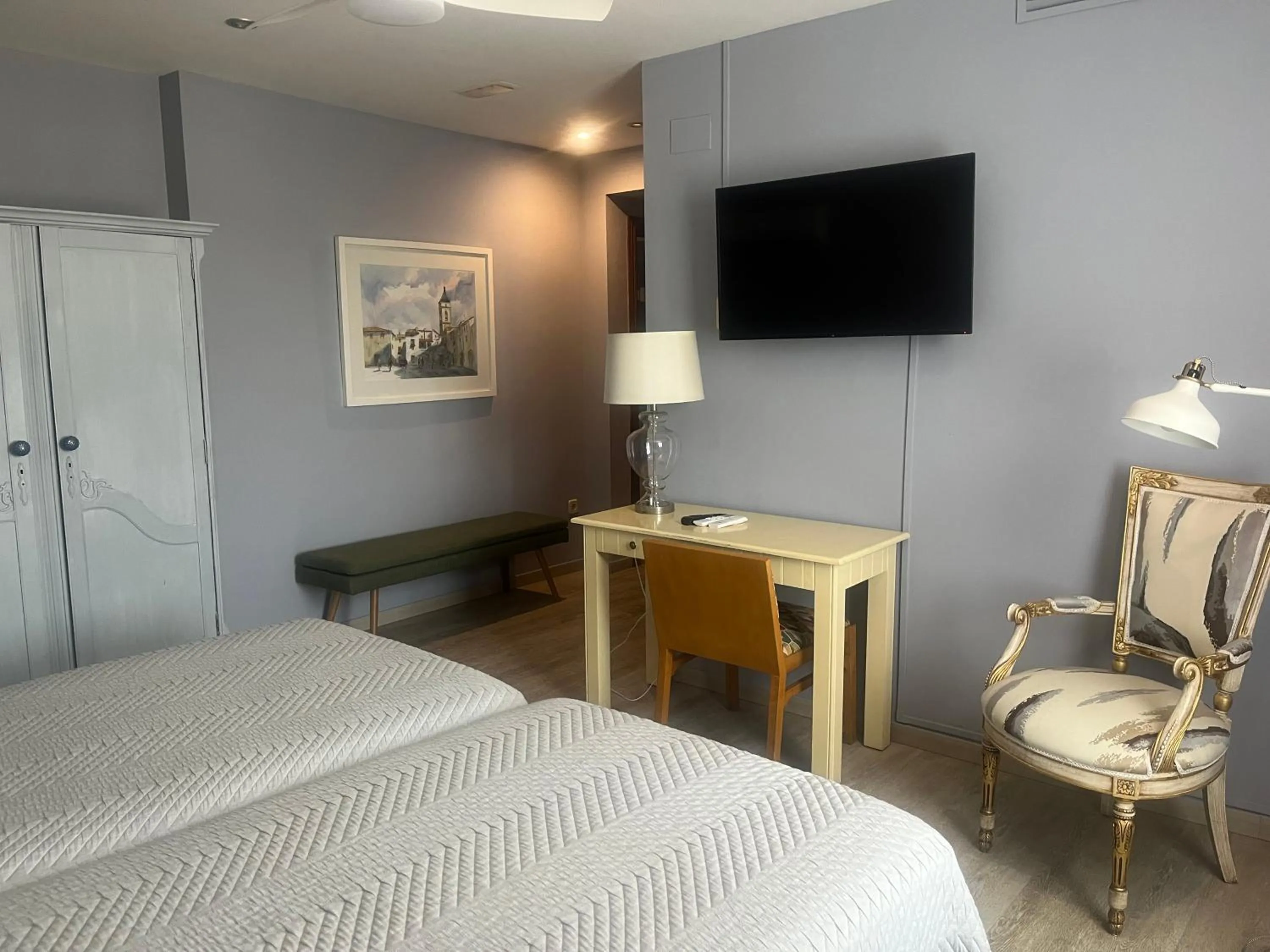 Bed in Hotel Patilla Ciudad de Requena