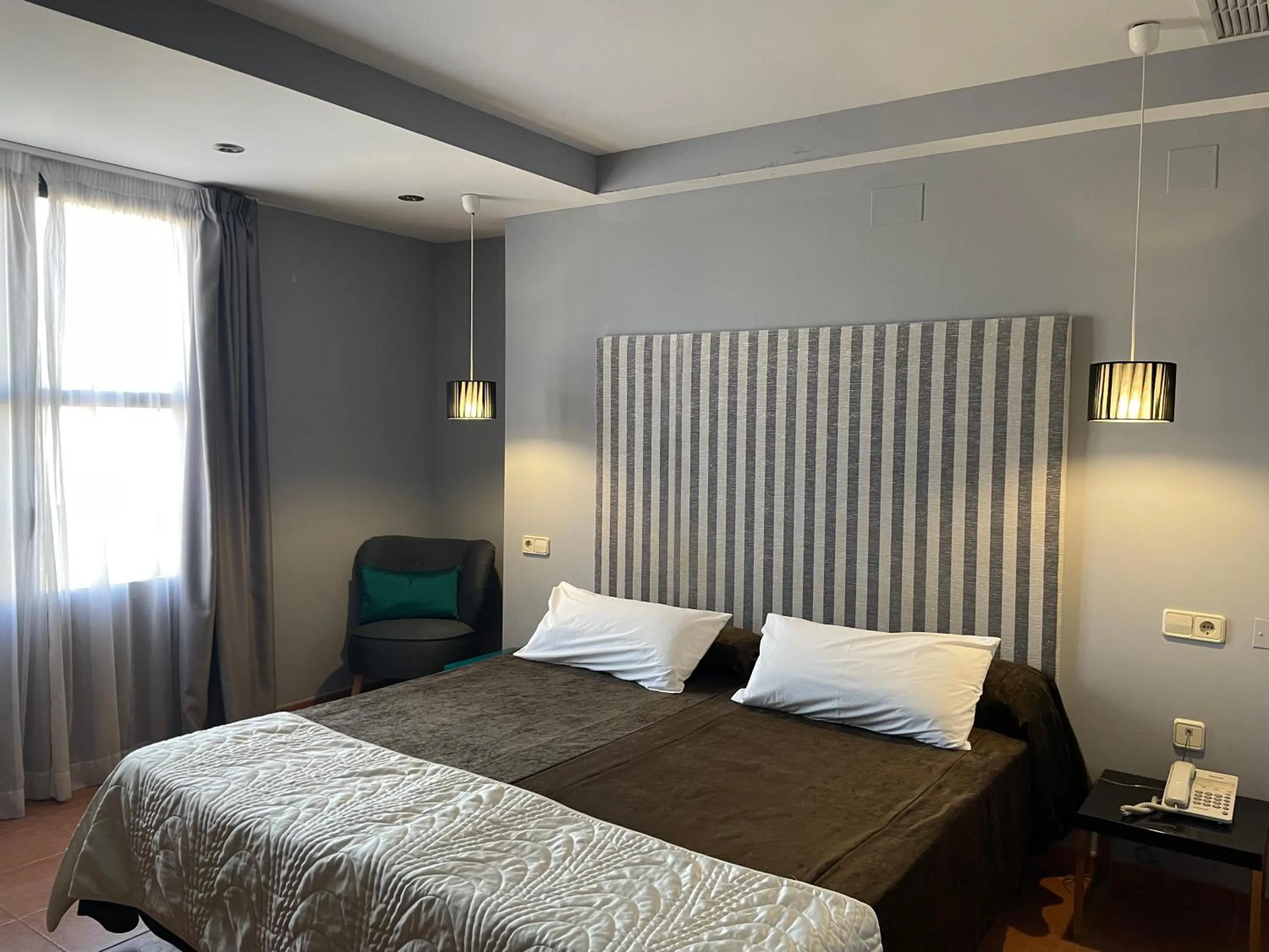 Bed in Hotel Patilla Ciudad de Requena