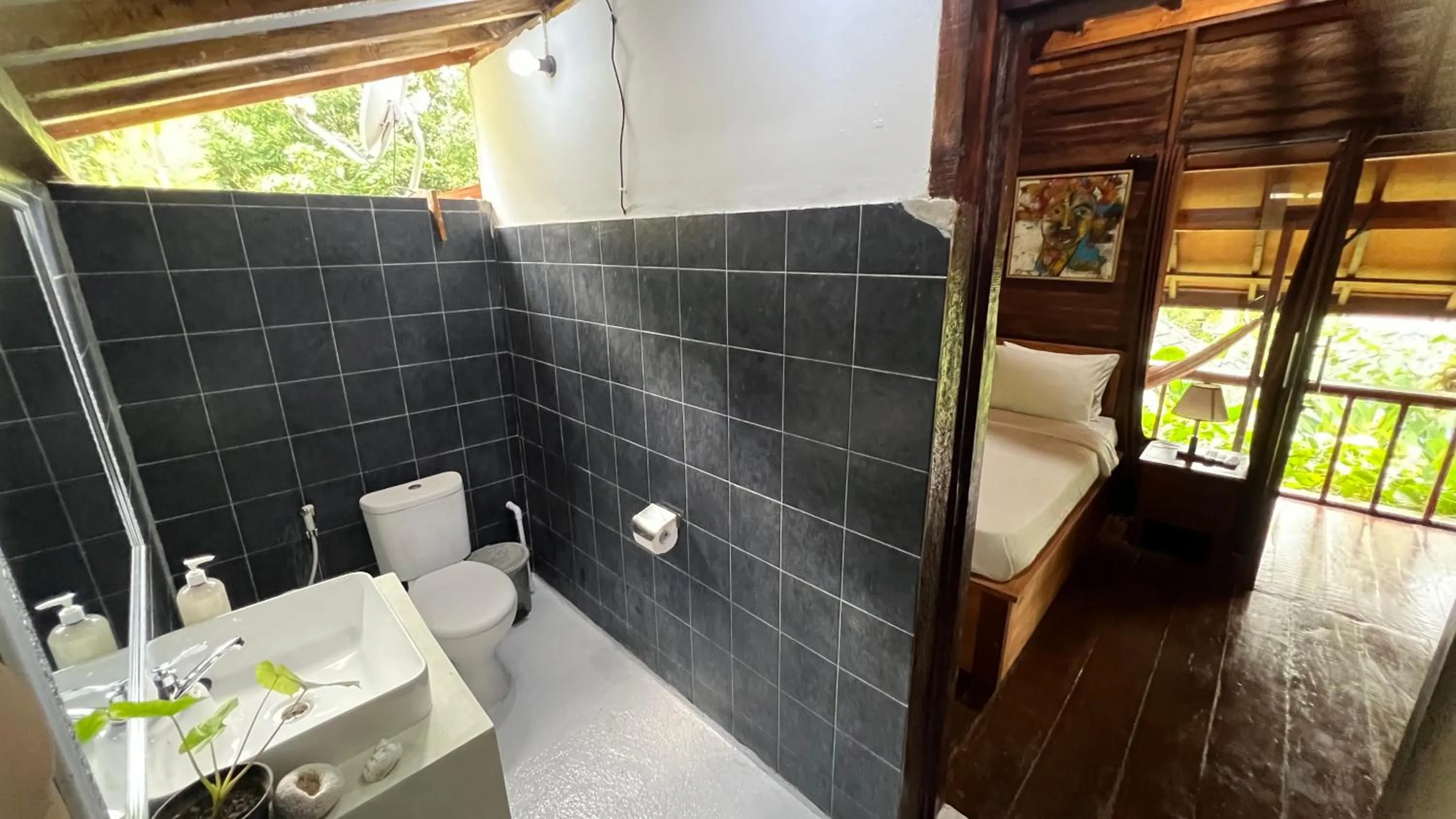 Shower in Tahlia's Villa