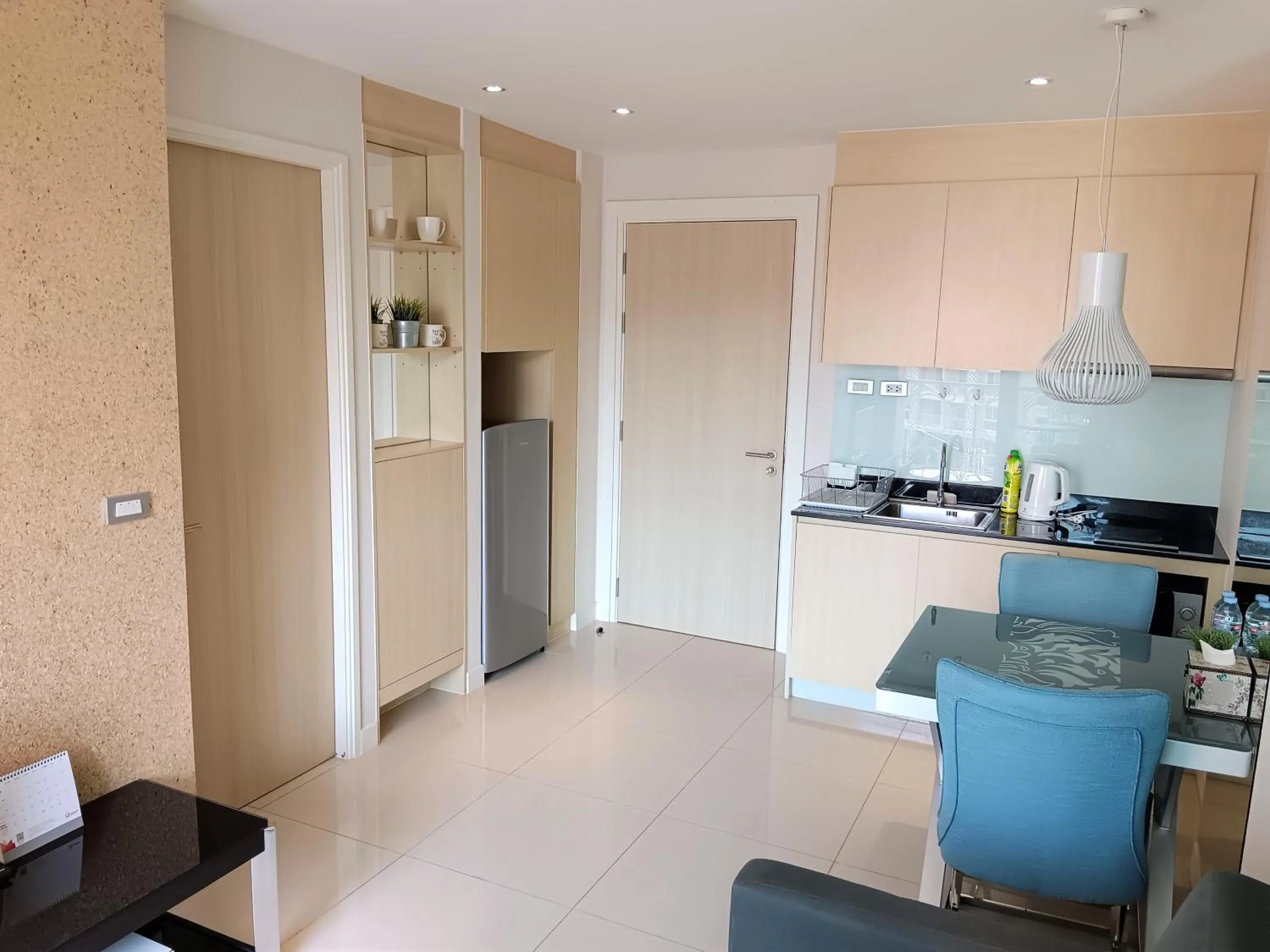 Kitchen or kitchenette in Grande Caribbean Condo Resort Pattaya