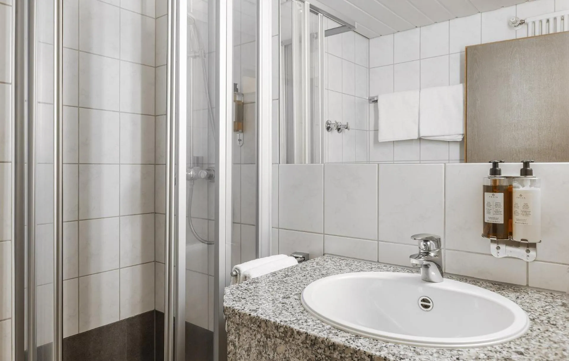 Bathroom in Brauereigasthof Hofmark