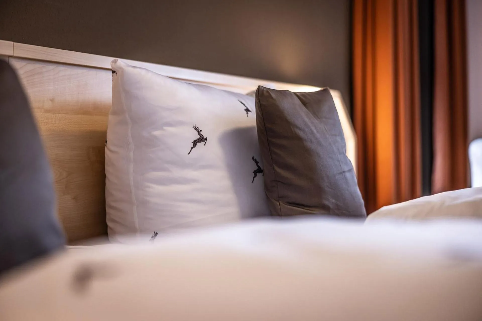 Bed in Brauereigasthof Hofmark