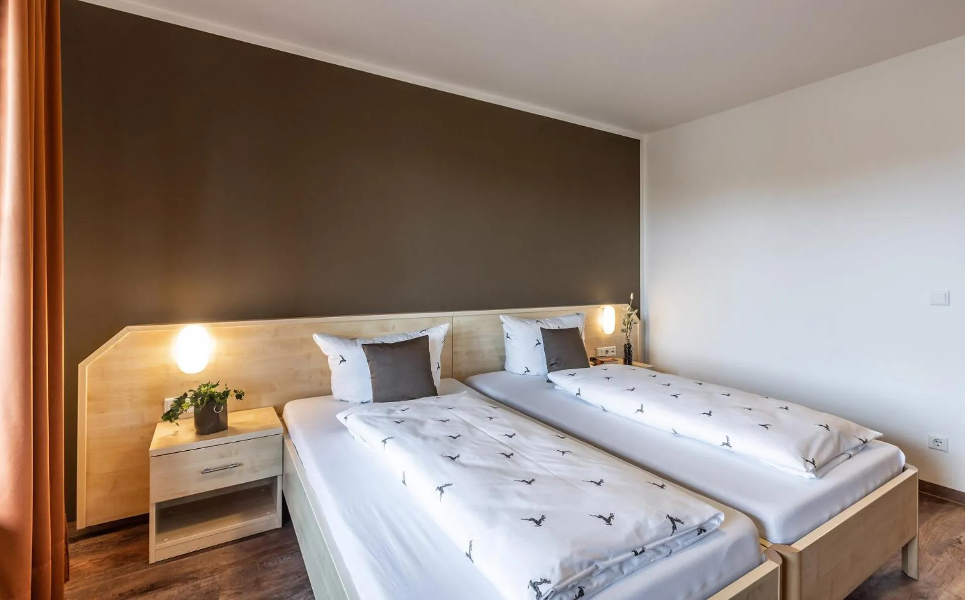 Photo of the whole room, Bed in Brauereigasthof Hofmark