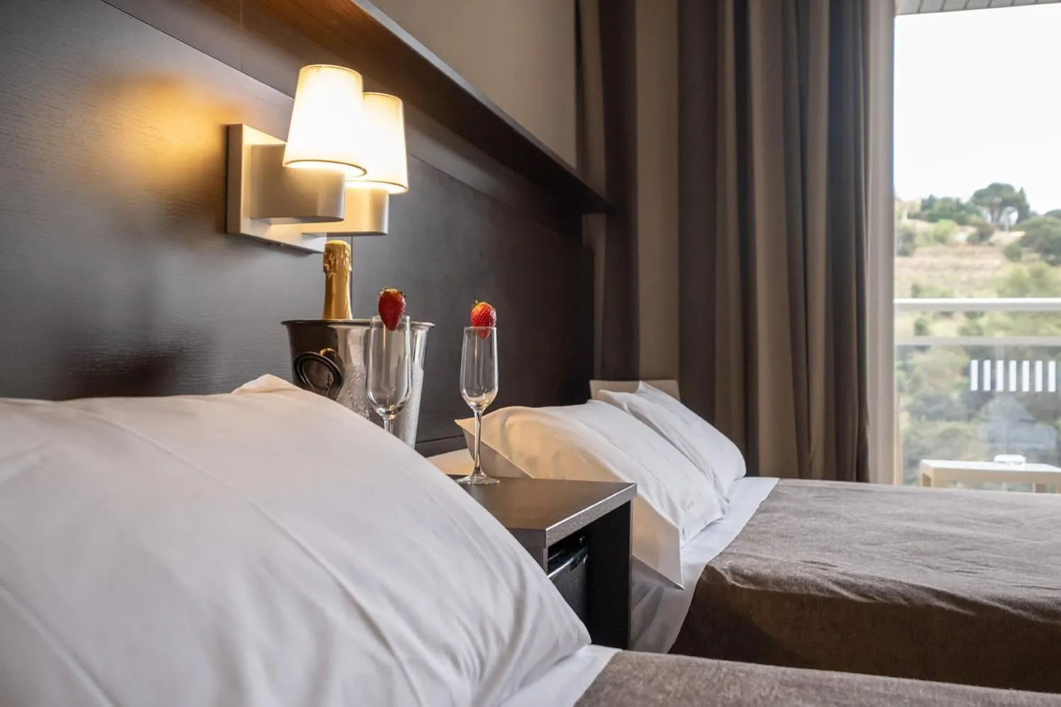 Bed in Hotel Rosamar Garden Resort 4*