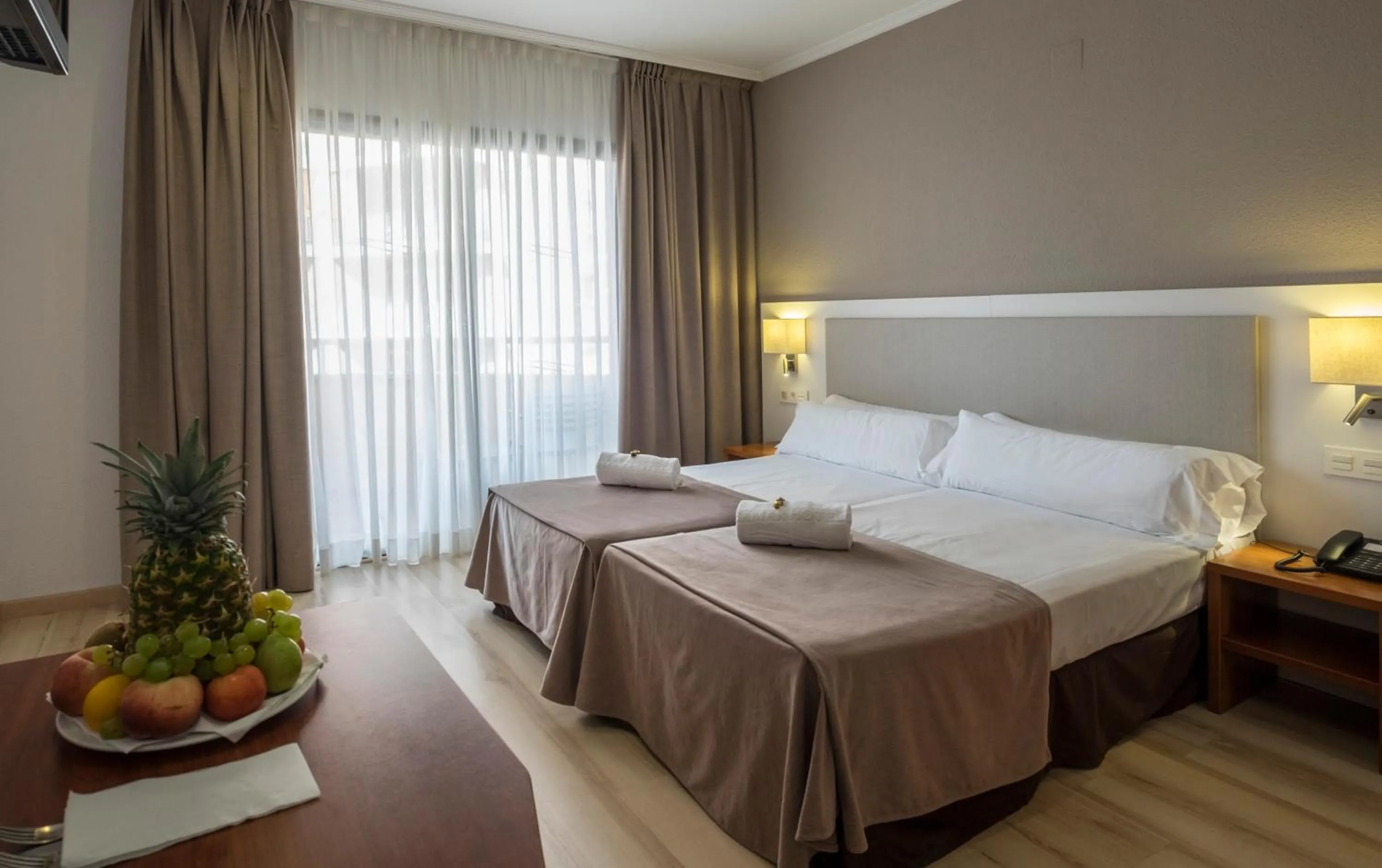 Bedroom, Bed in Rosamar & Spa 4*s