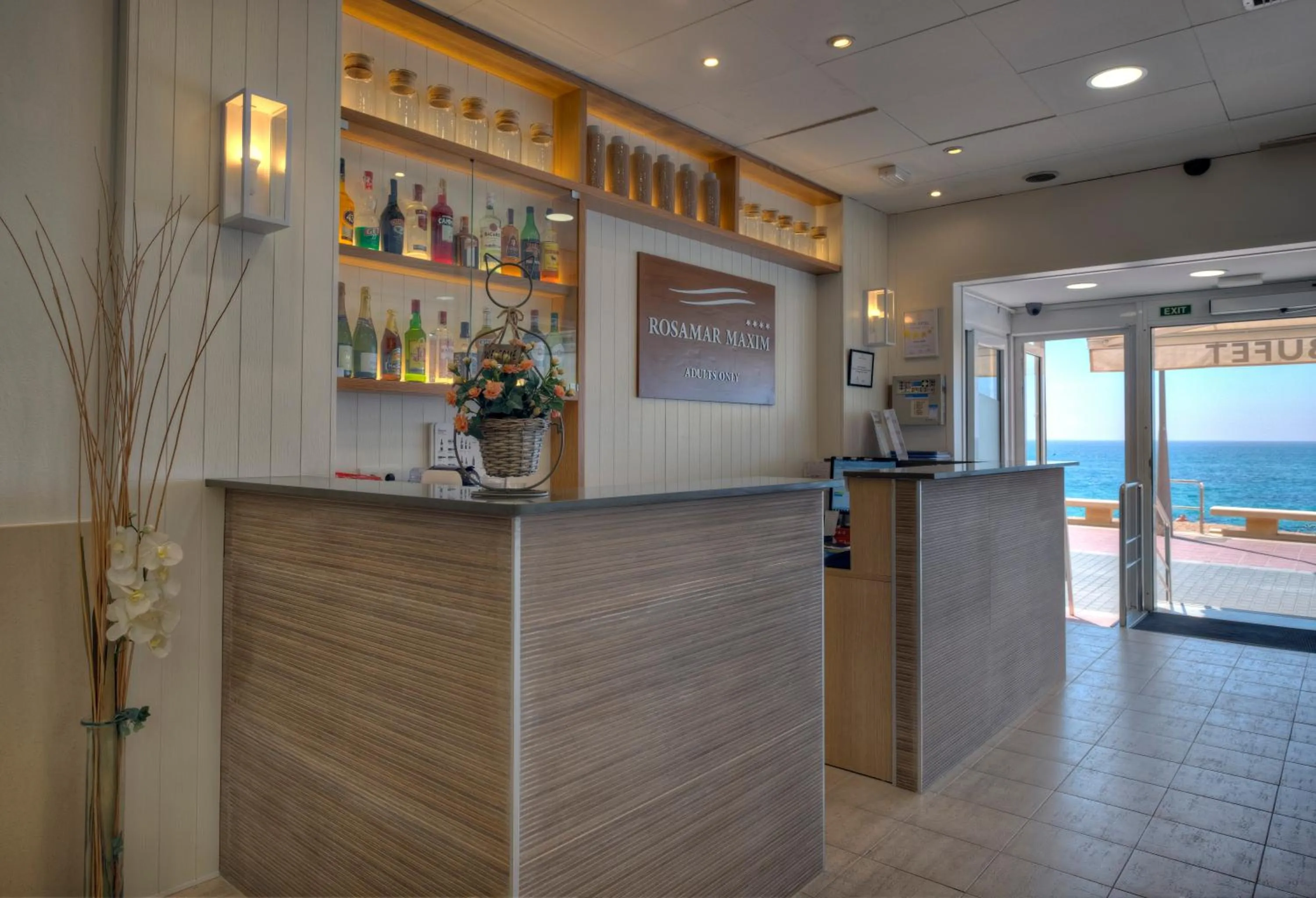 Lobby or reception in Hotel Rosamar Maxim 4*- Adults Only