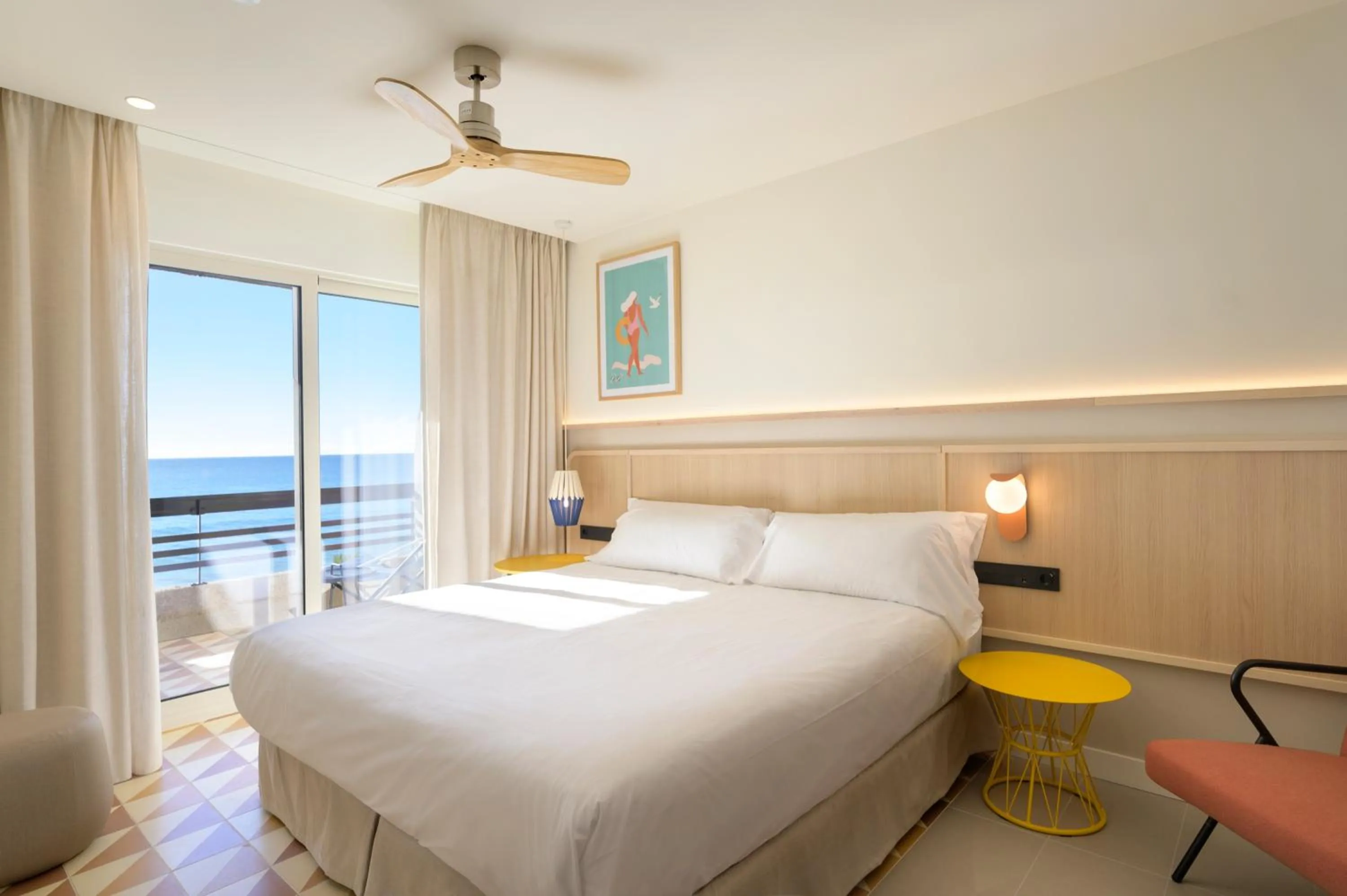 Sea view, Bed in Akquaaa Boutique Hotel
