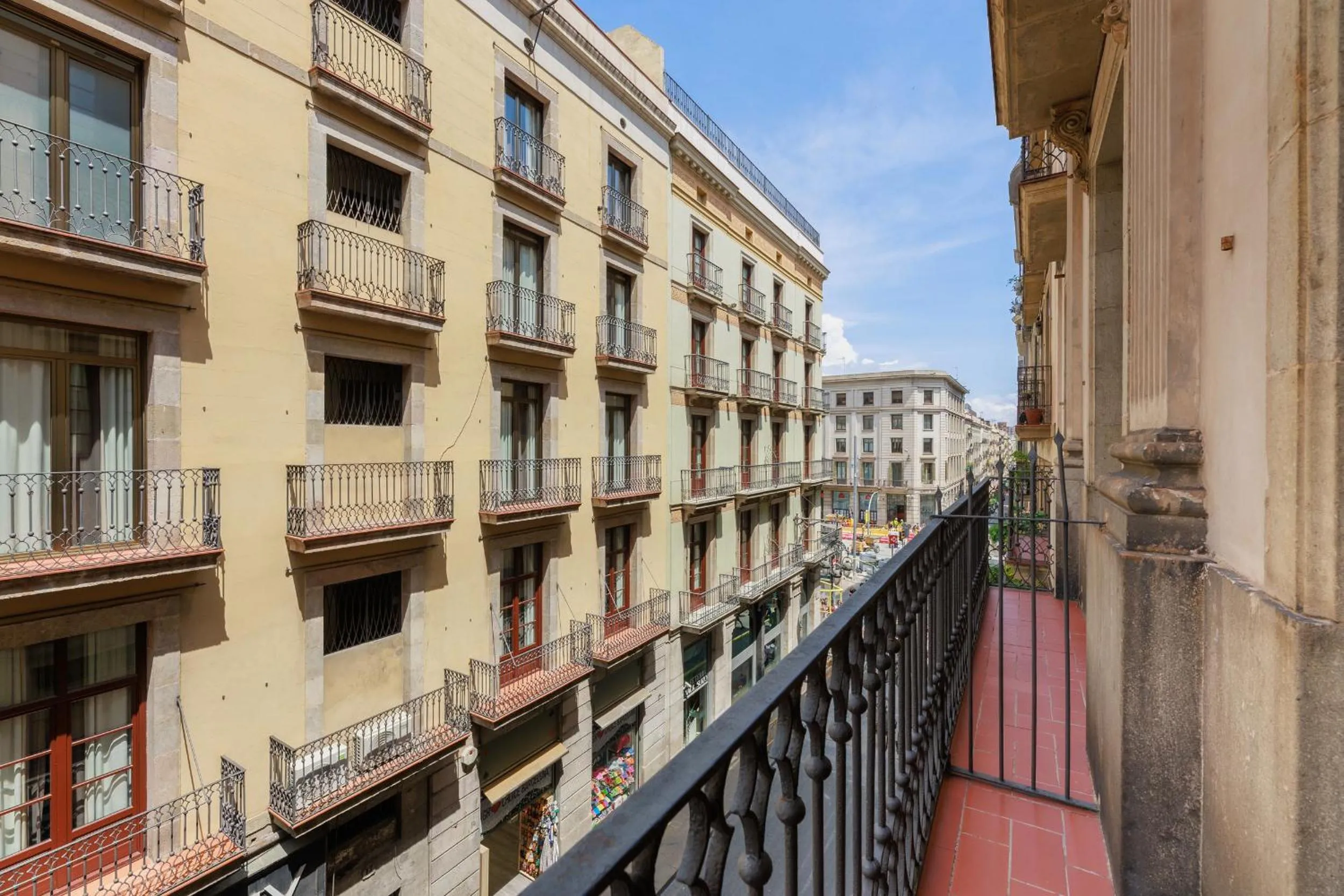 City view in Hotel Gótico