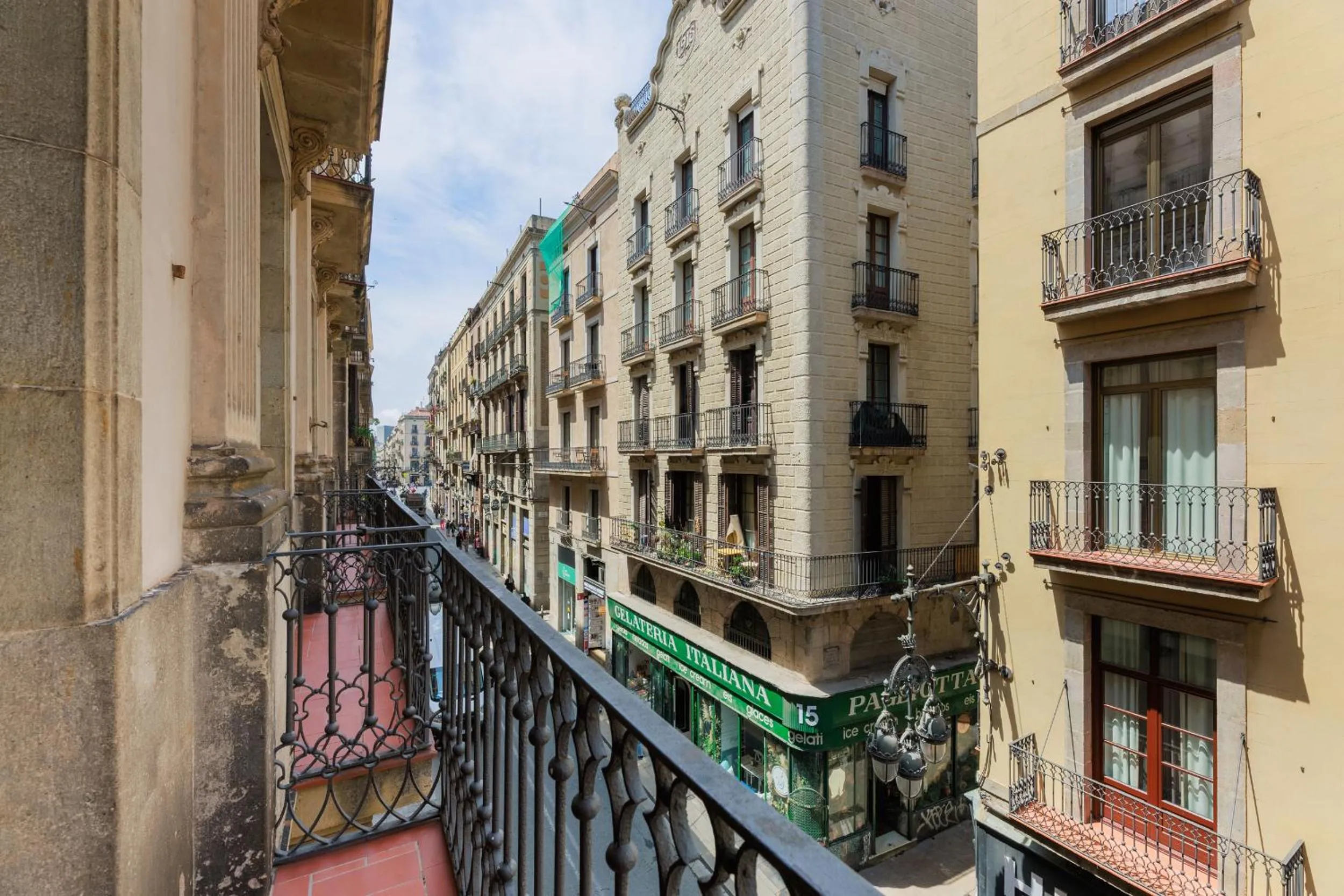 City view in Hotel Gótico
