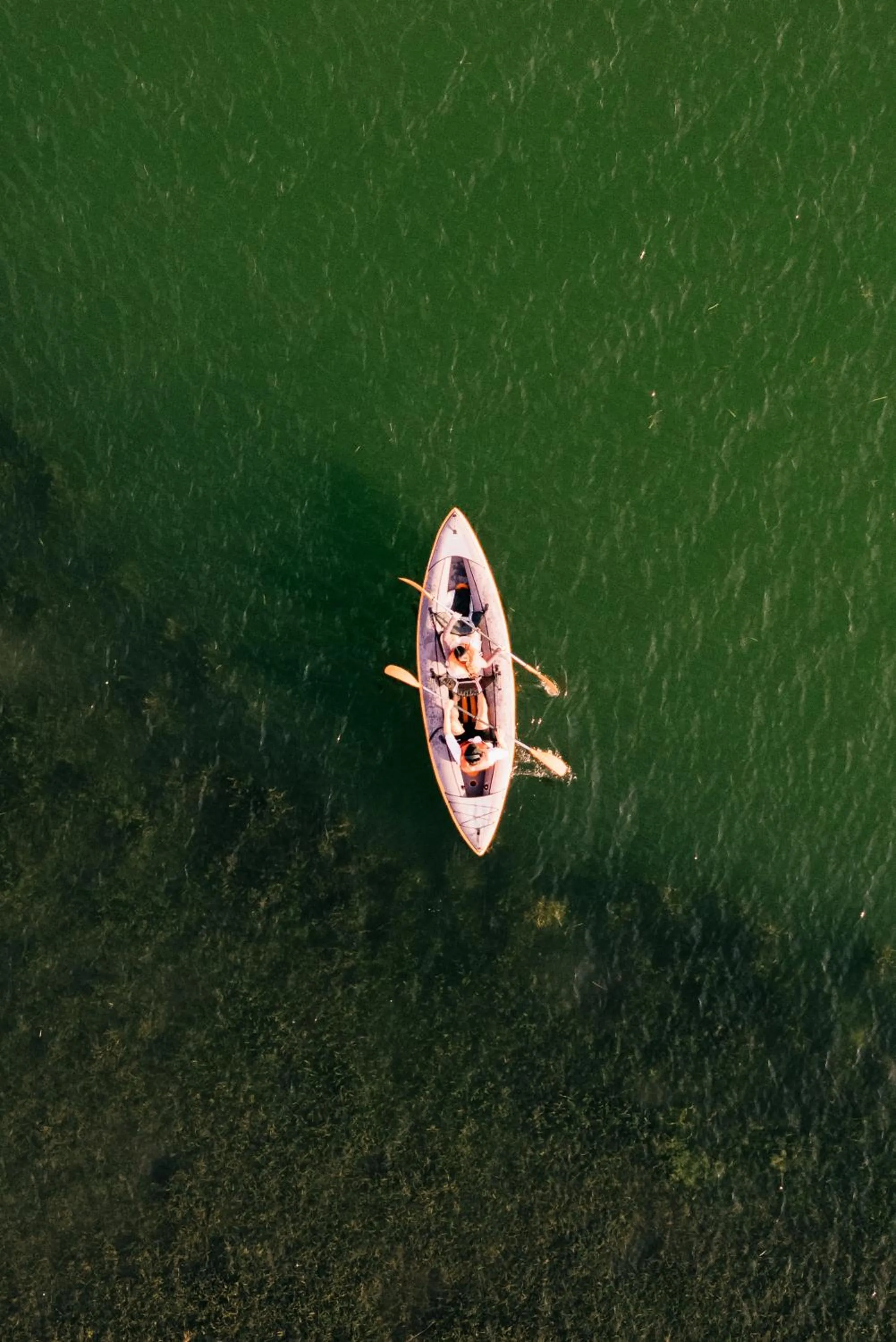 Canoeing in Nuuk Taal Lake