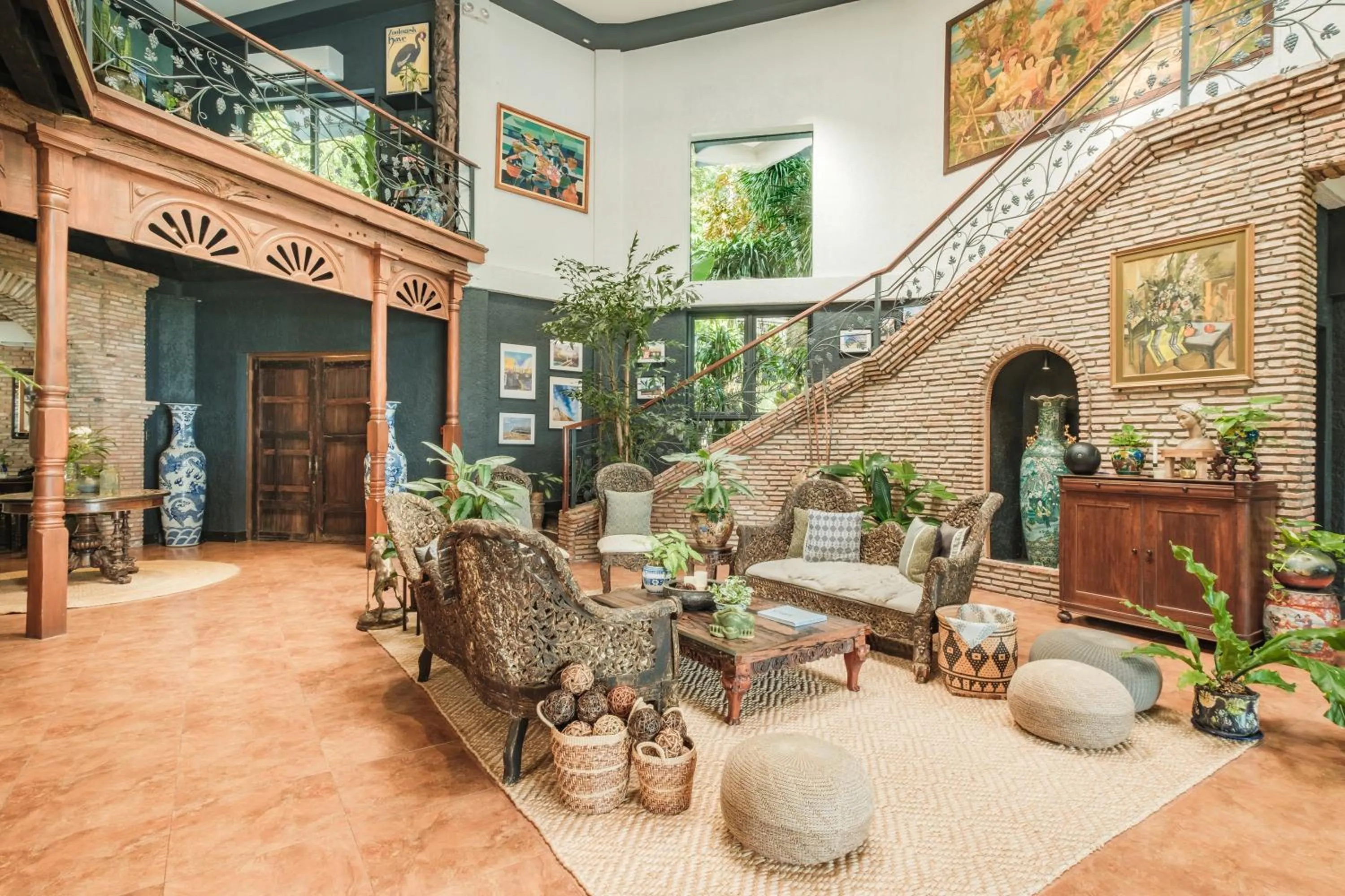 Living room in Nuuk Taal Lake