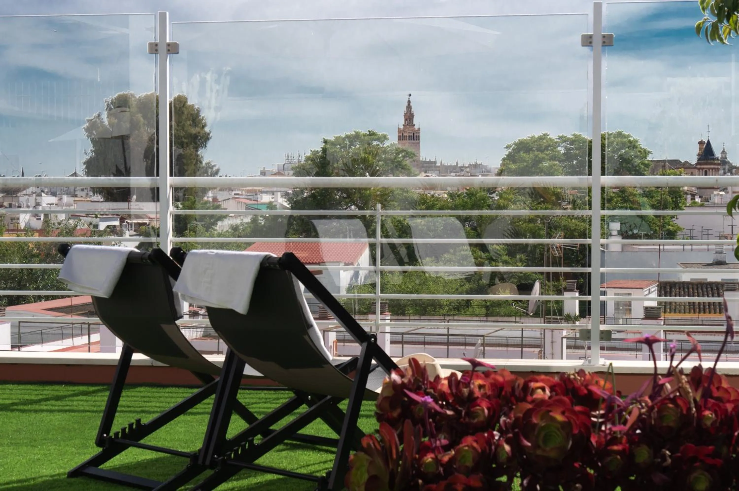 Solarium in Hotel Plaza Santa Lucía