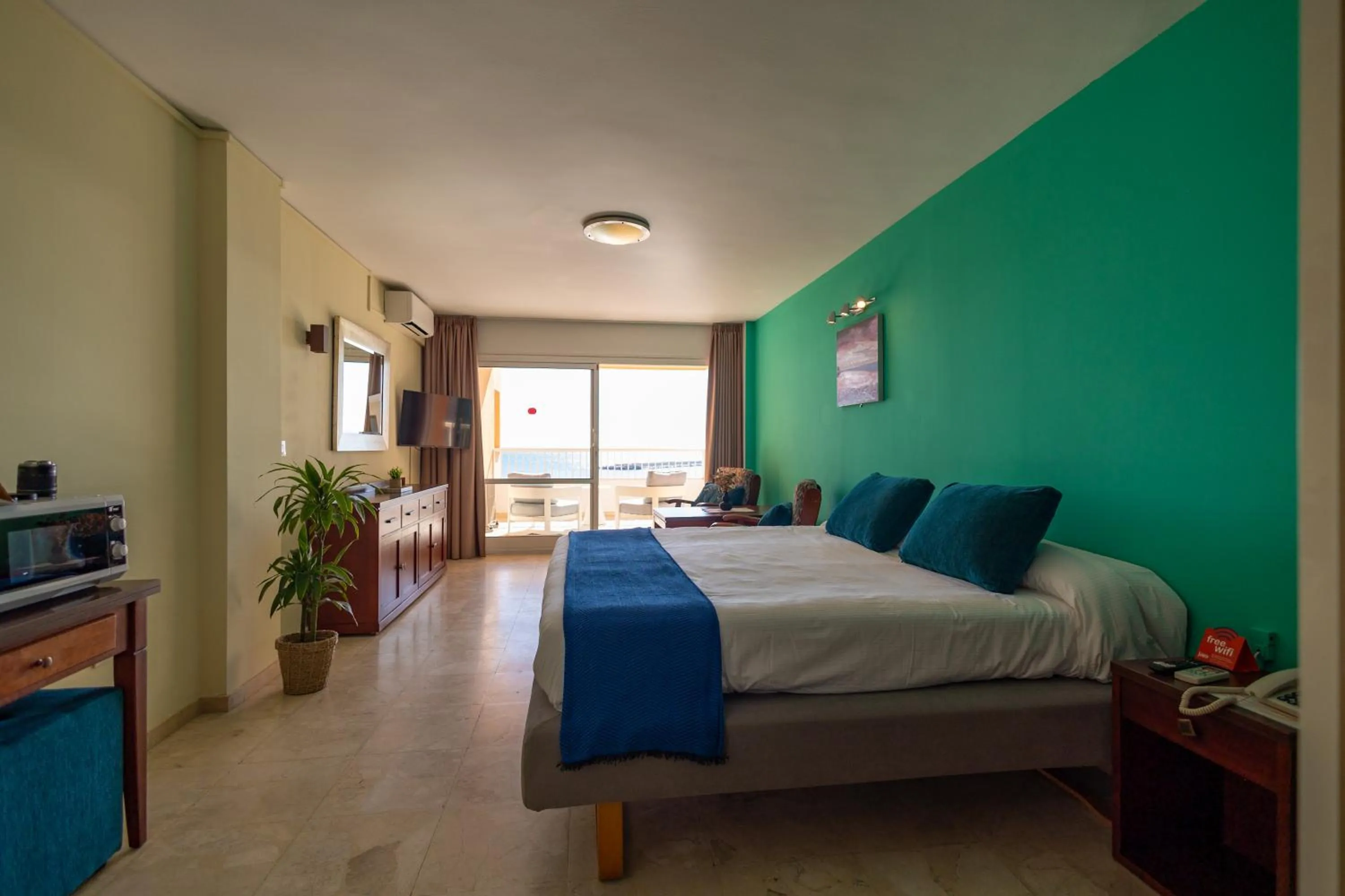 Bed in Apartamentos La Jabega