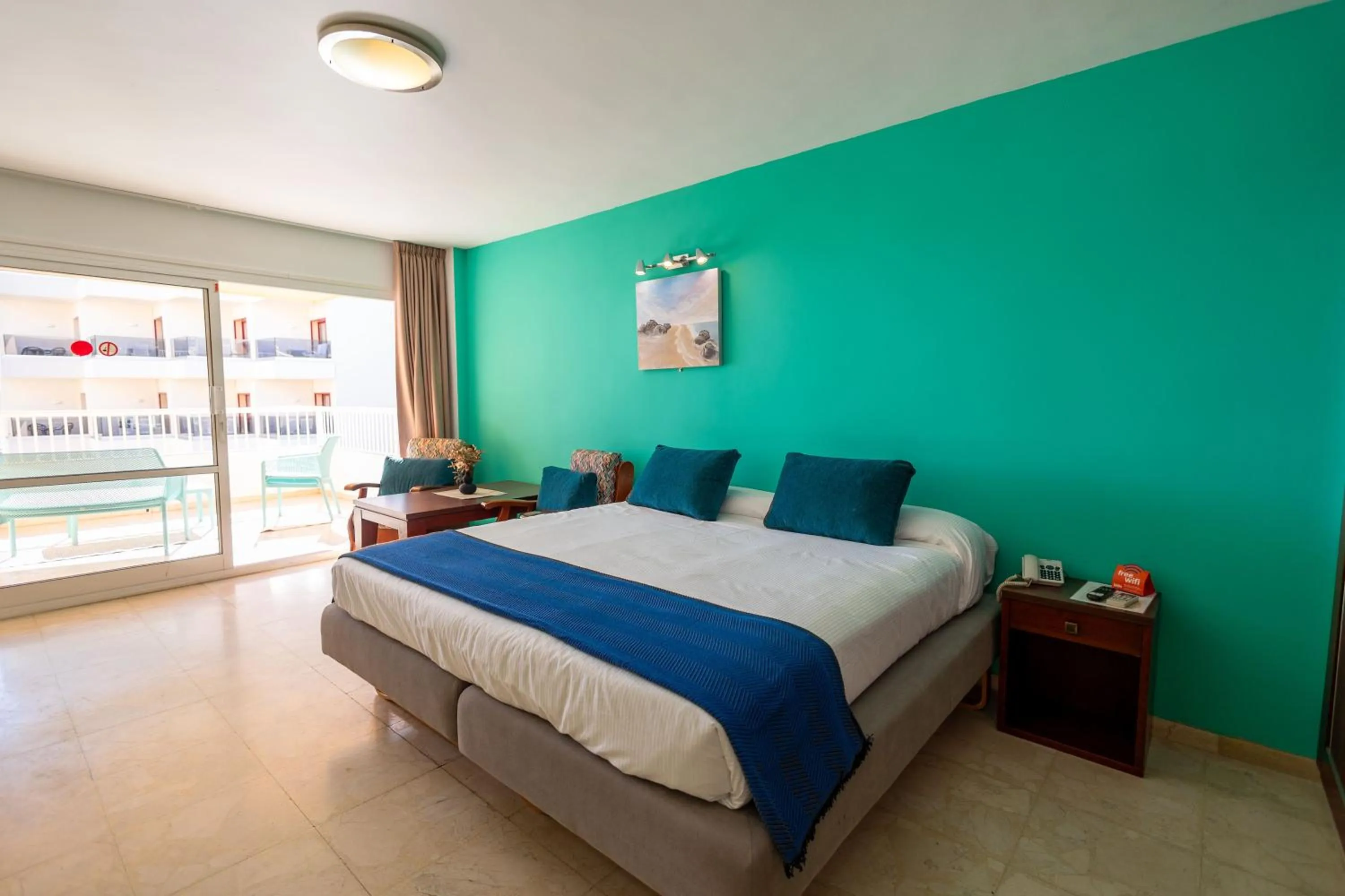 Bed in Apartamentos La Jabega