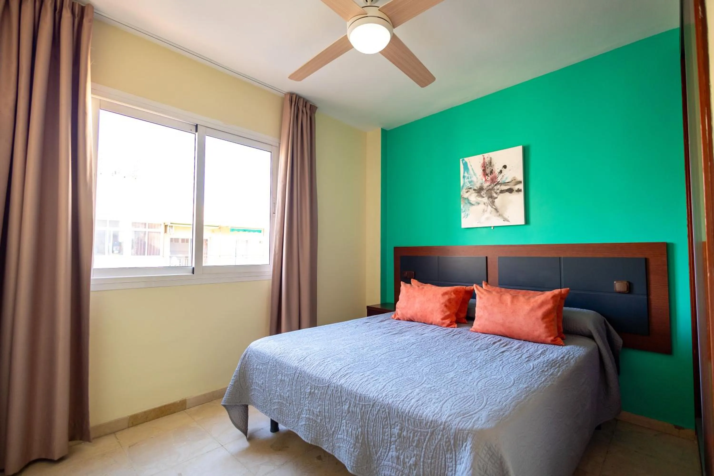 Bed in Apartamentos La Jabega