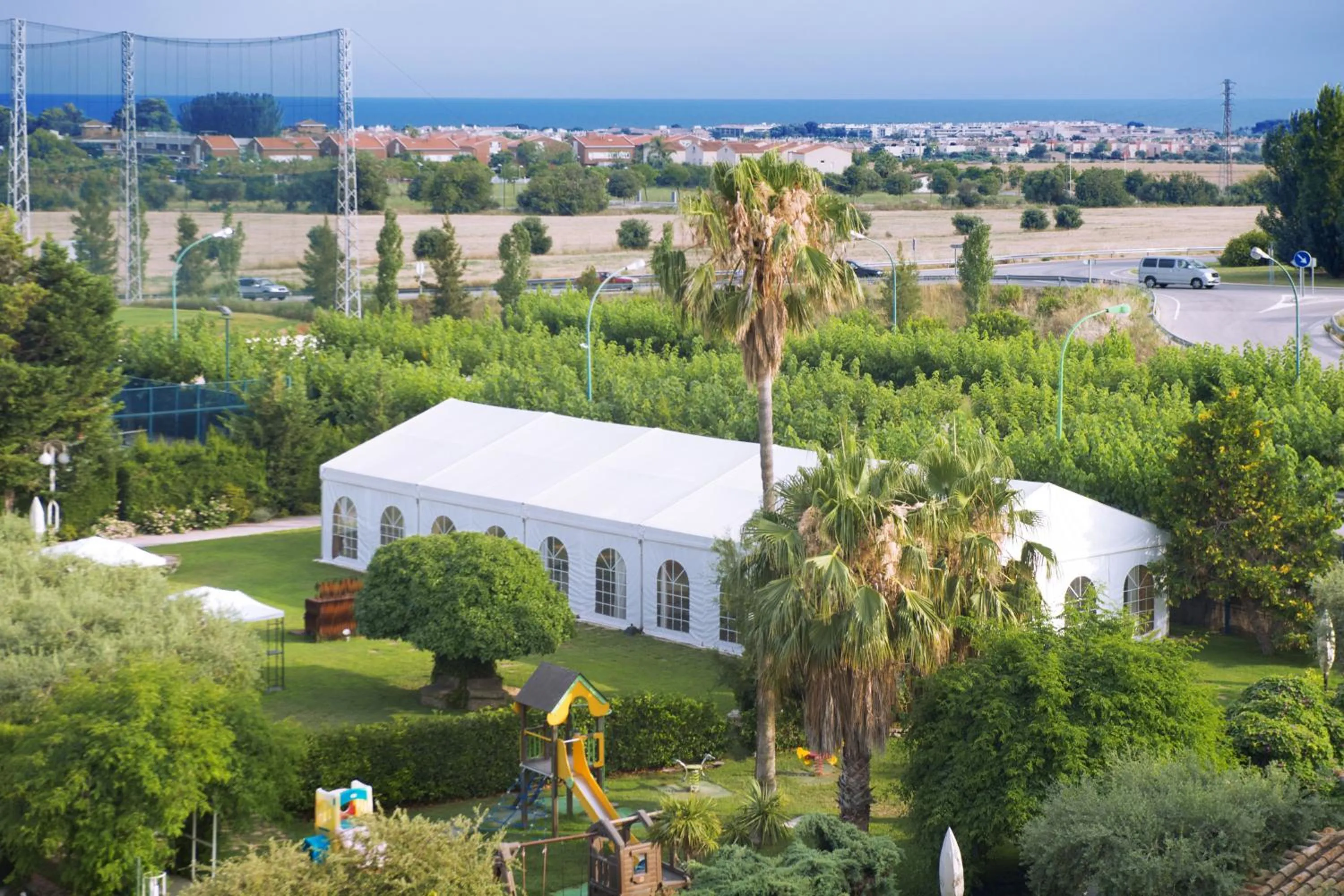 Garden view in Mas Gallau