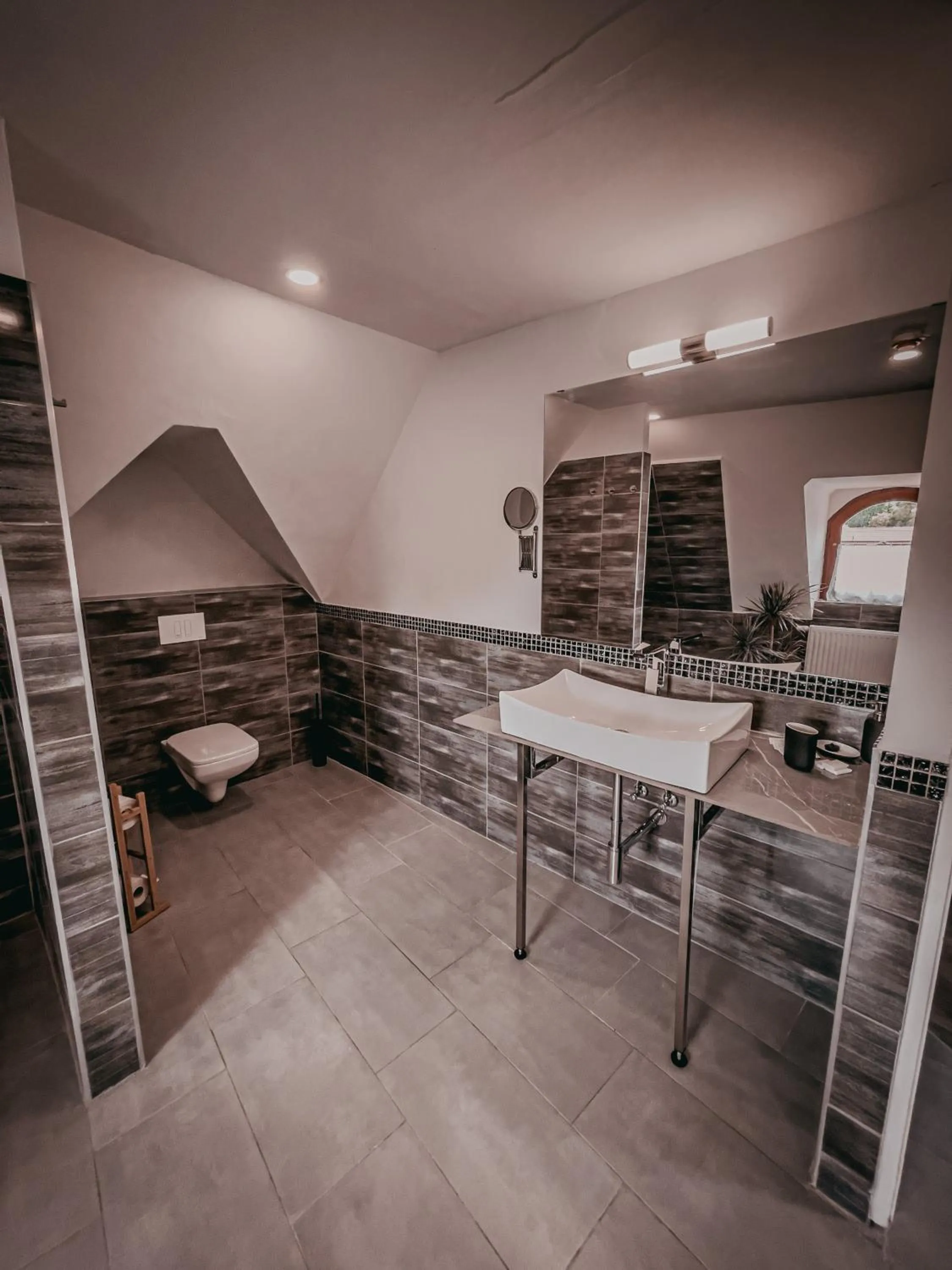 Bathroom in Végvári Hotel Eger