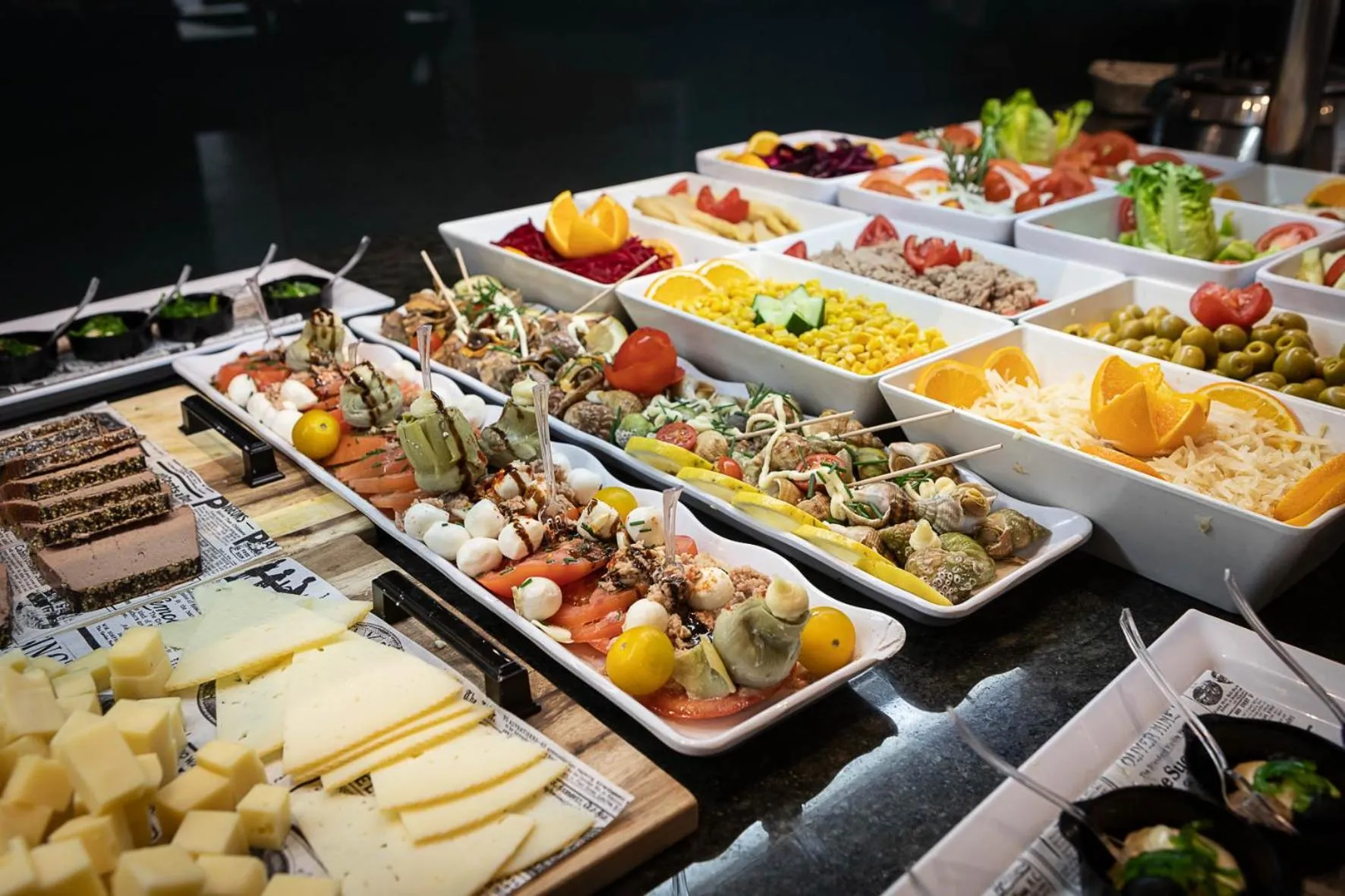 Dining area in Hotel Montecarlo Spa & Wellness