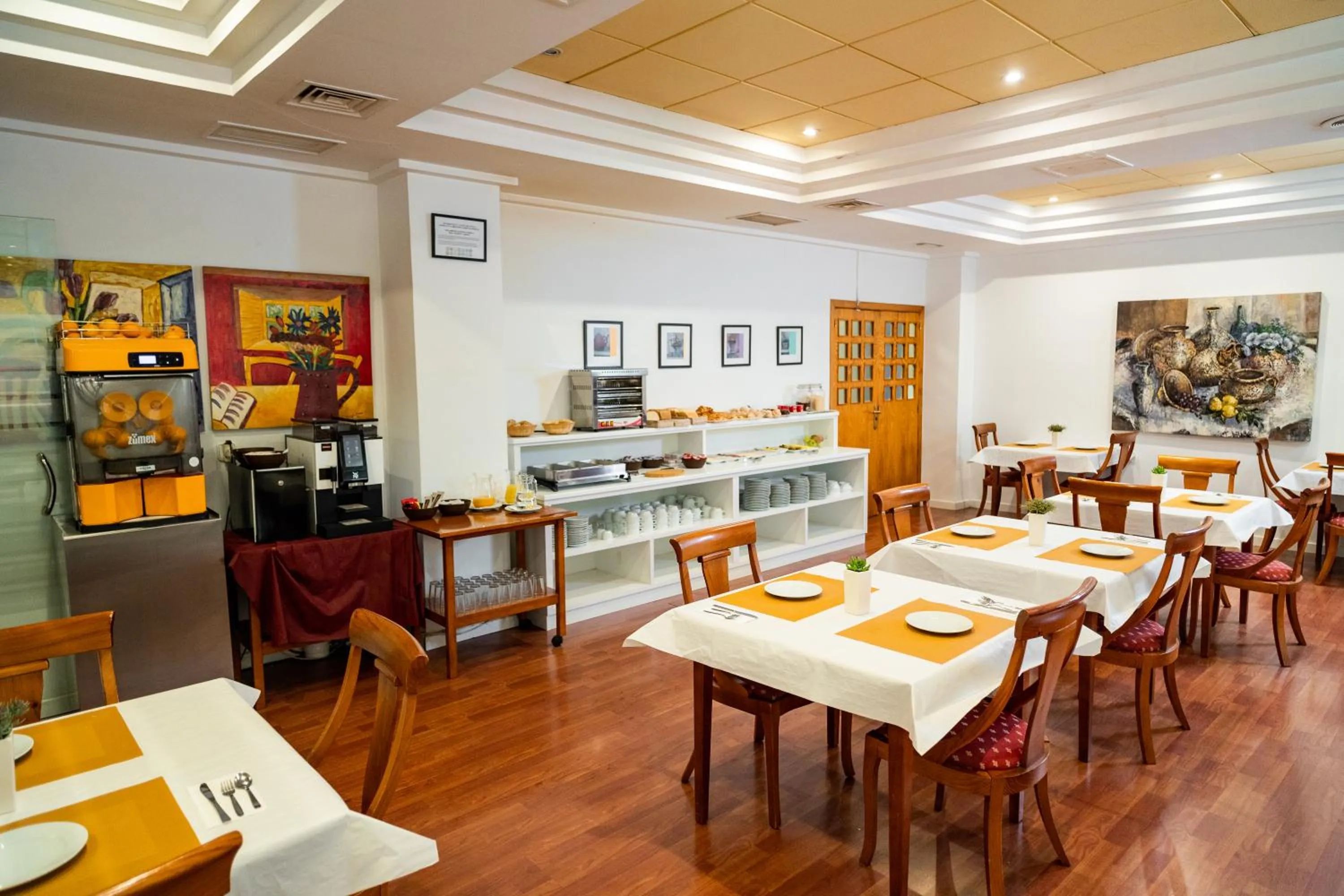 Buffet breakfast in Hotel Villa San Juan