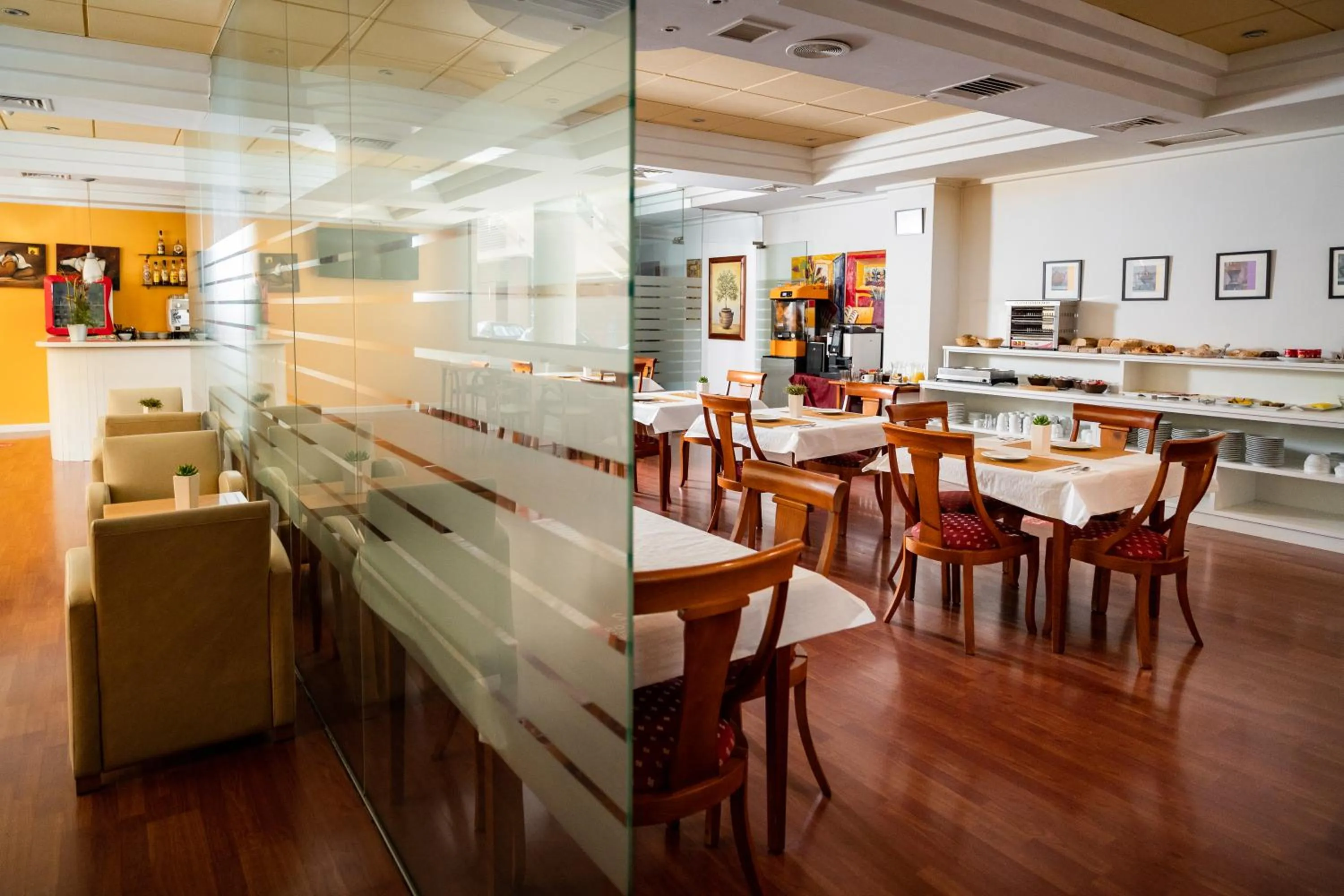 Buffet breakfast in Hotel Villa San Juan