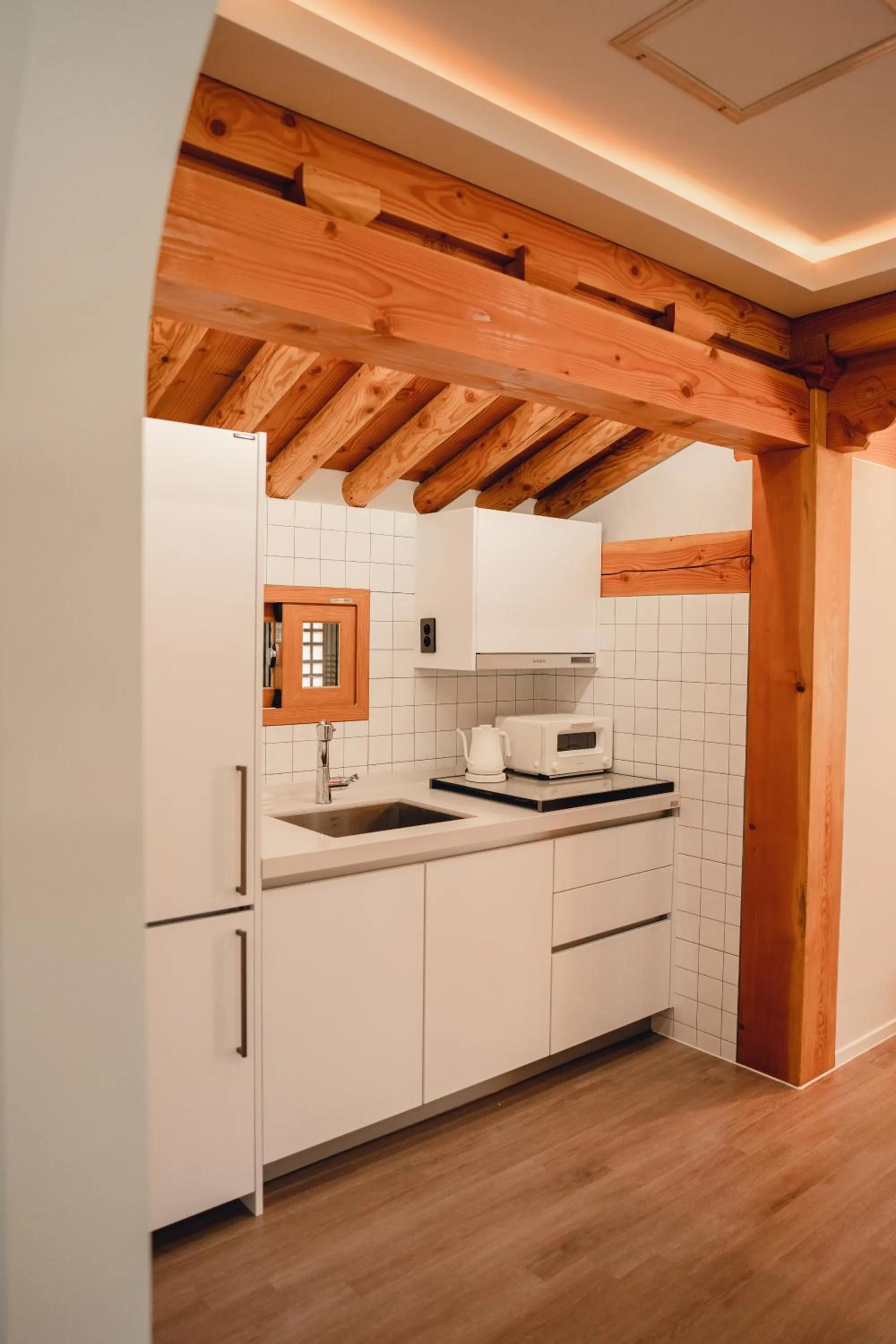 kitchen in Hanokstay DUDURI