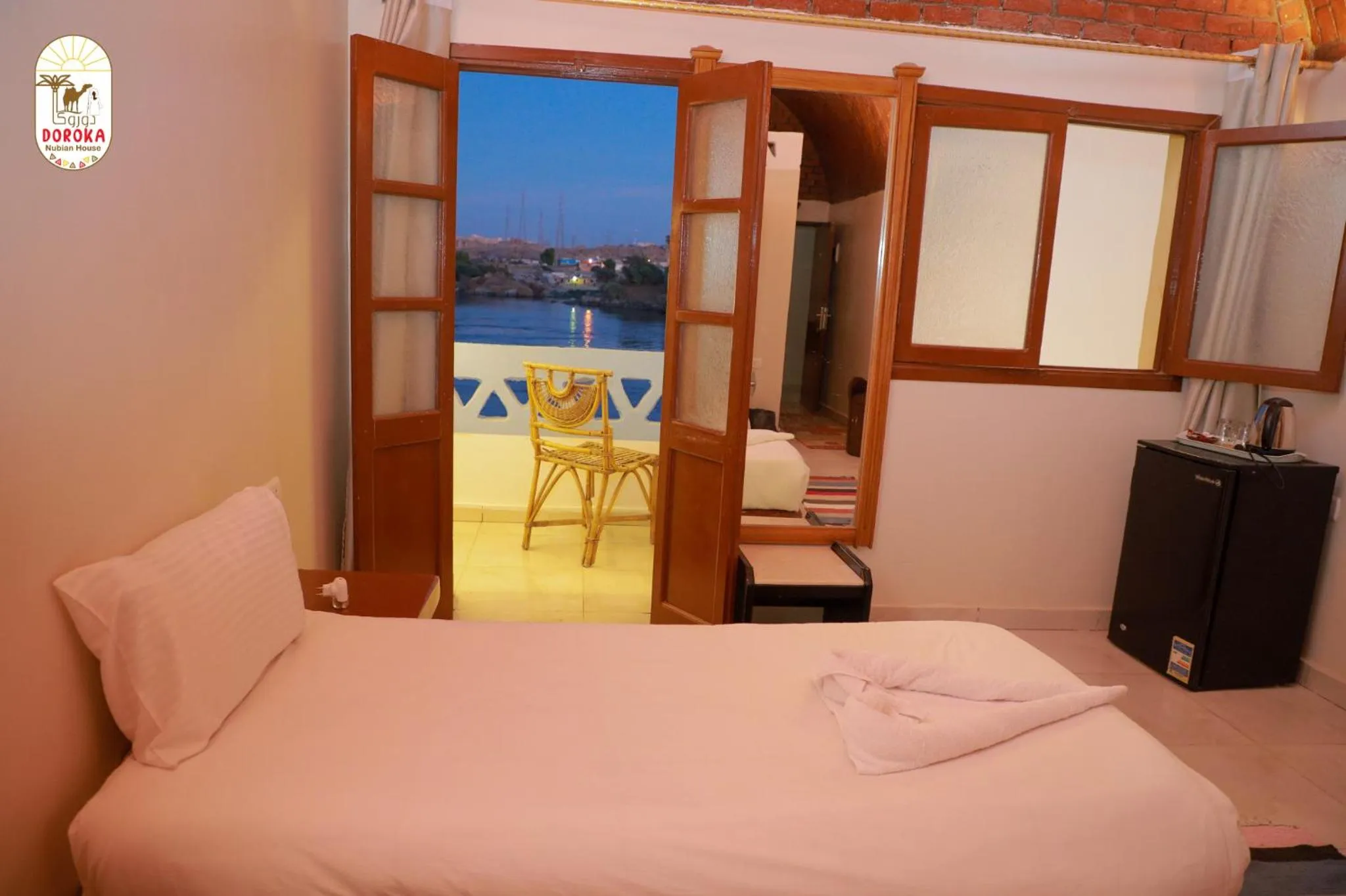 Balcony/Terrace, Bed in DoroKa Nubian House