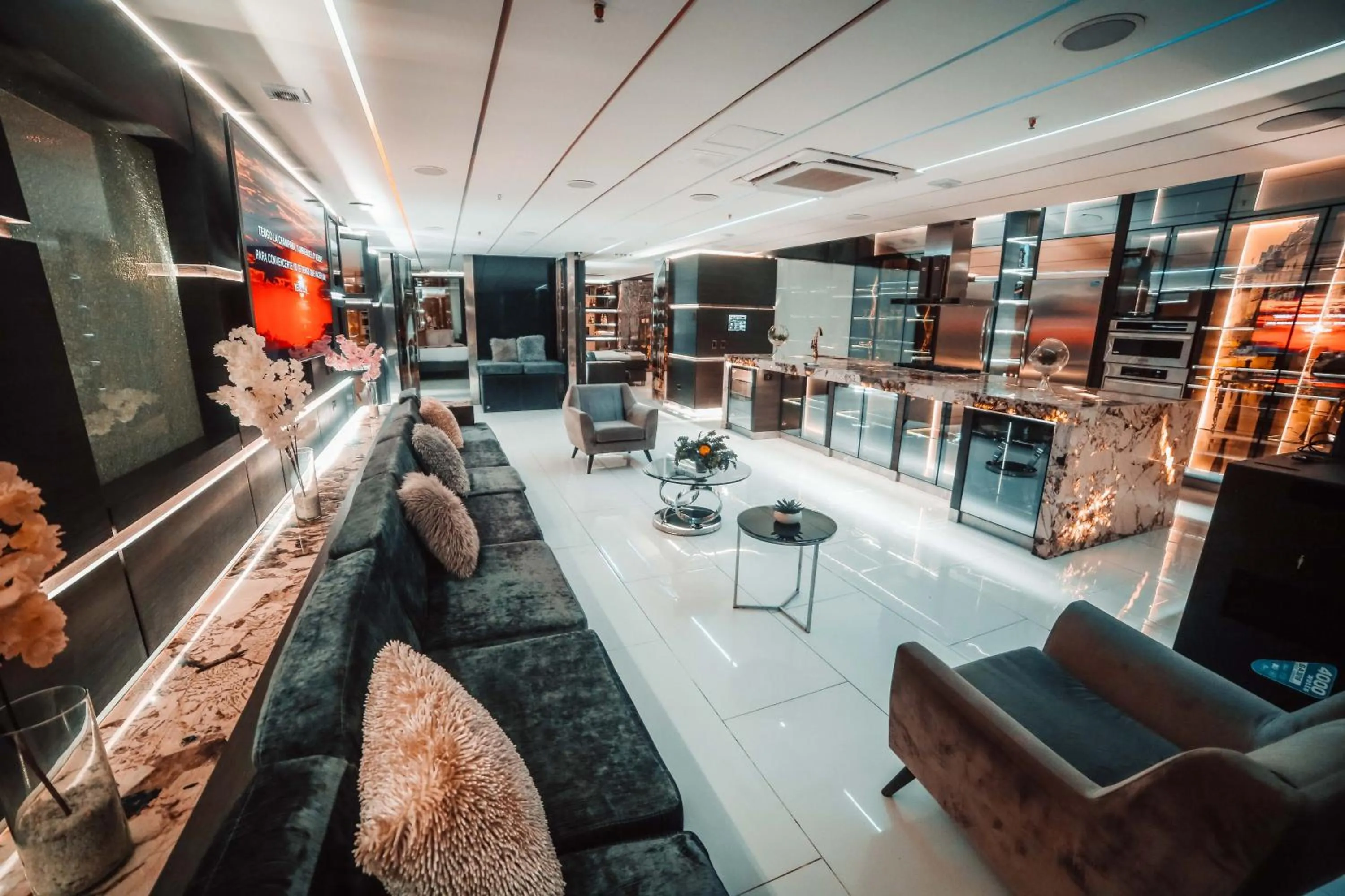 Living room in 1Million Luxury Suites