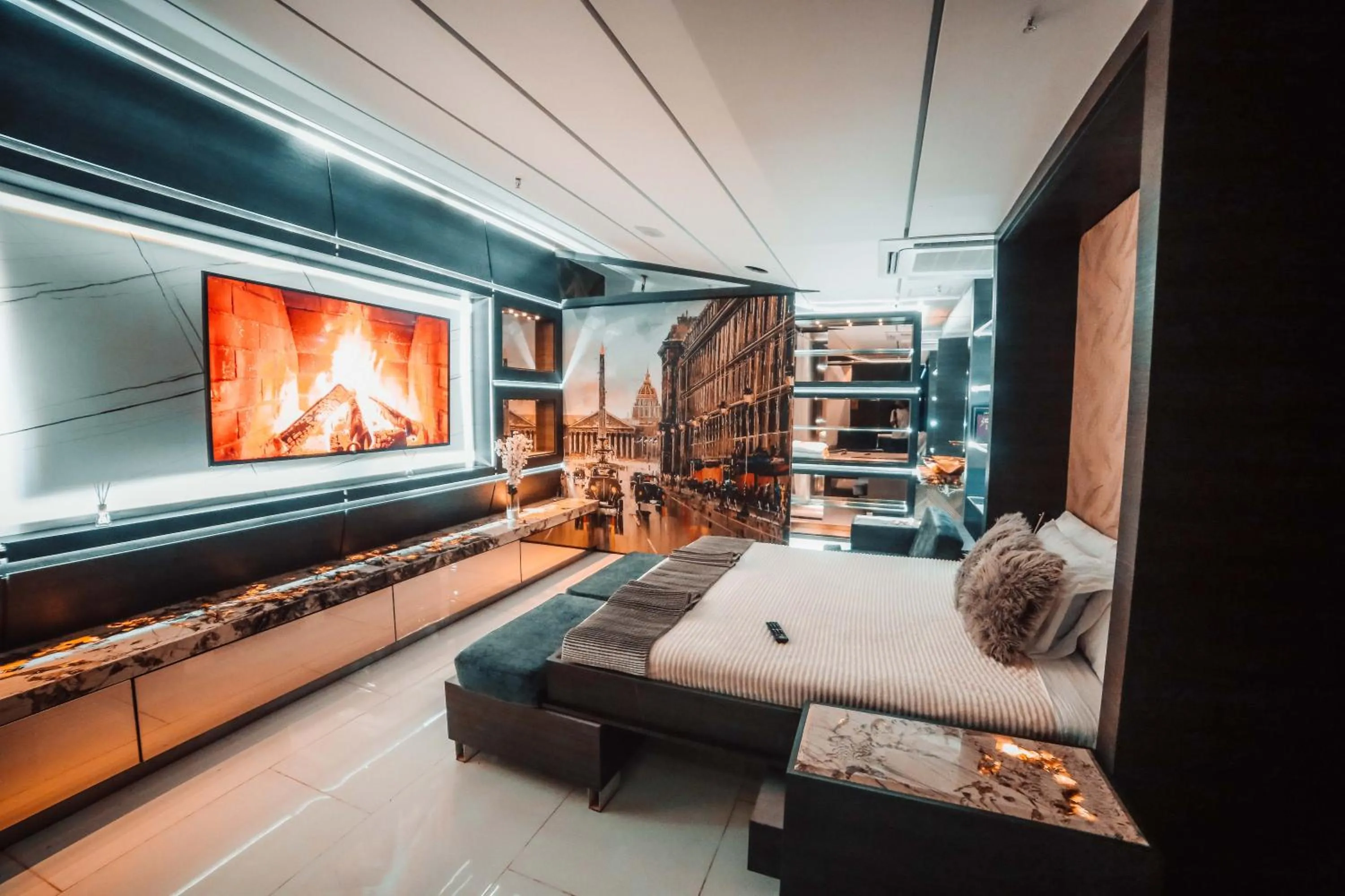 Bedroom in 1Million Luxury Suites